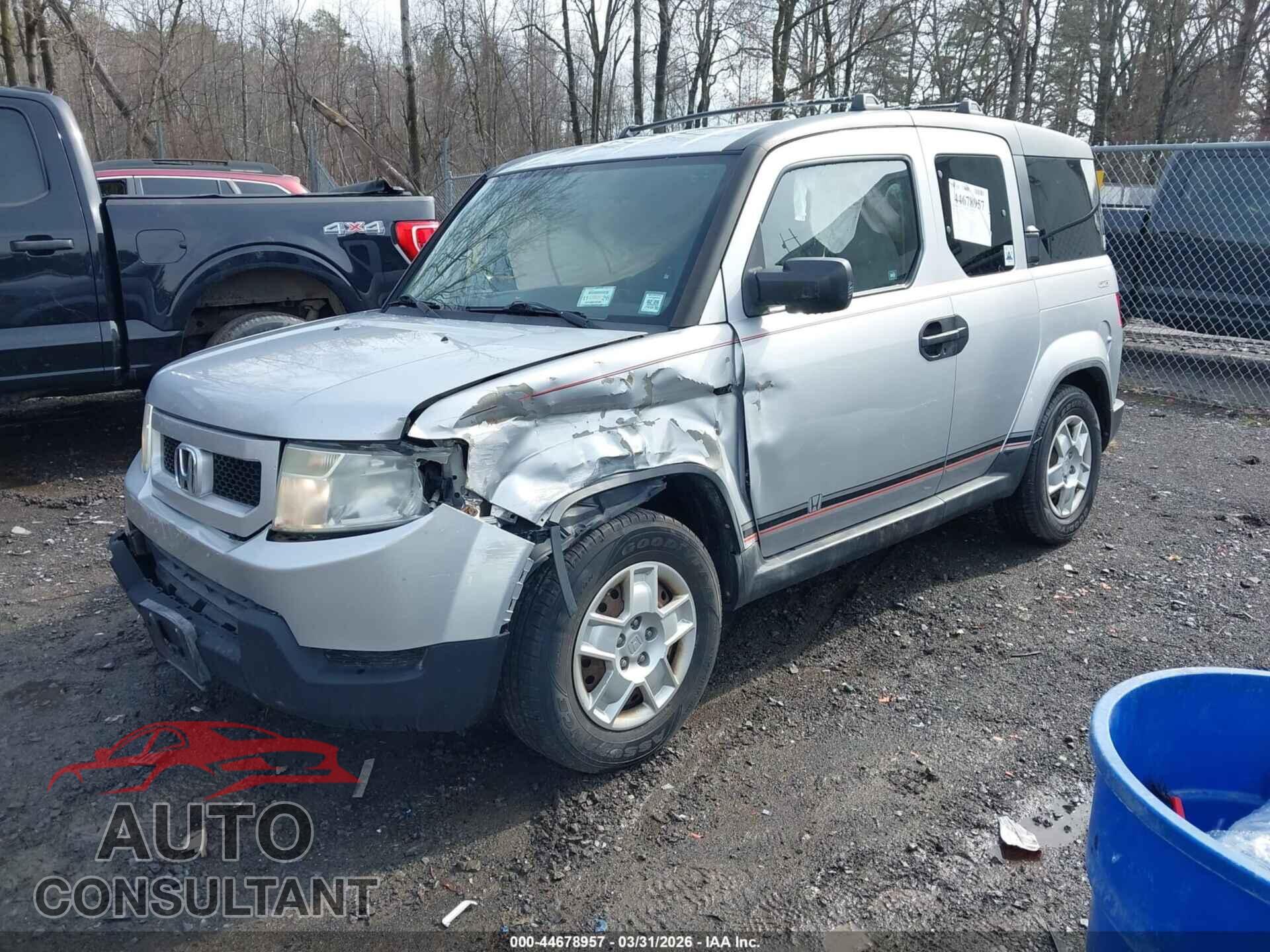 HONDA ELEMENT 2010 - 5J6YH2H32AL009380