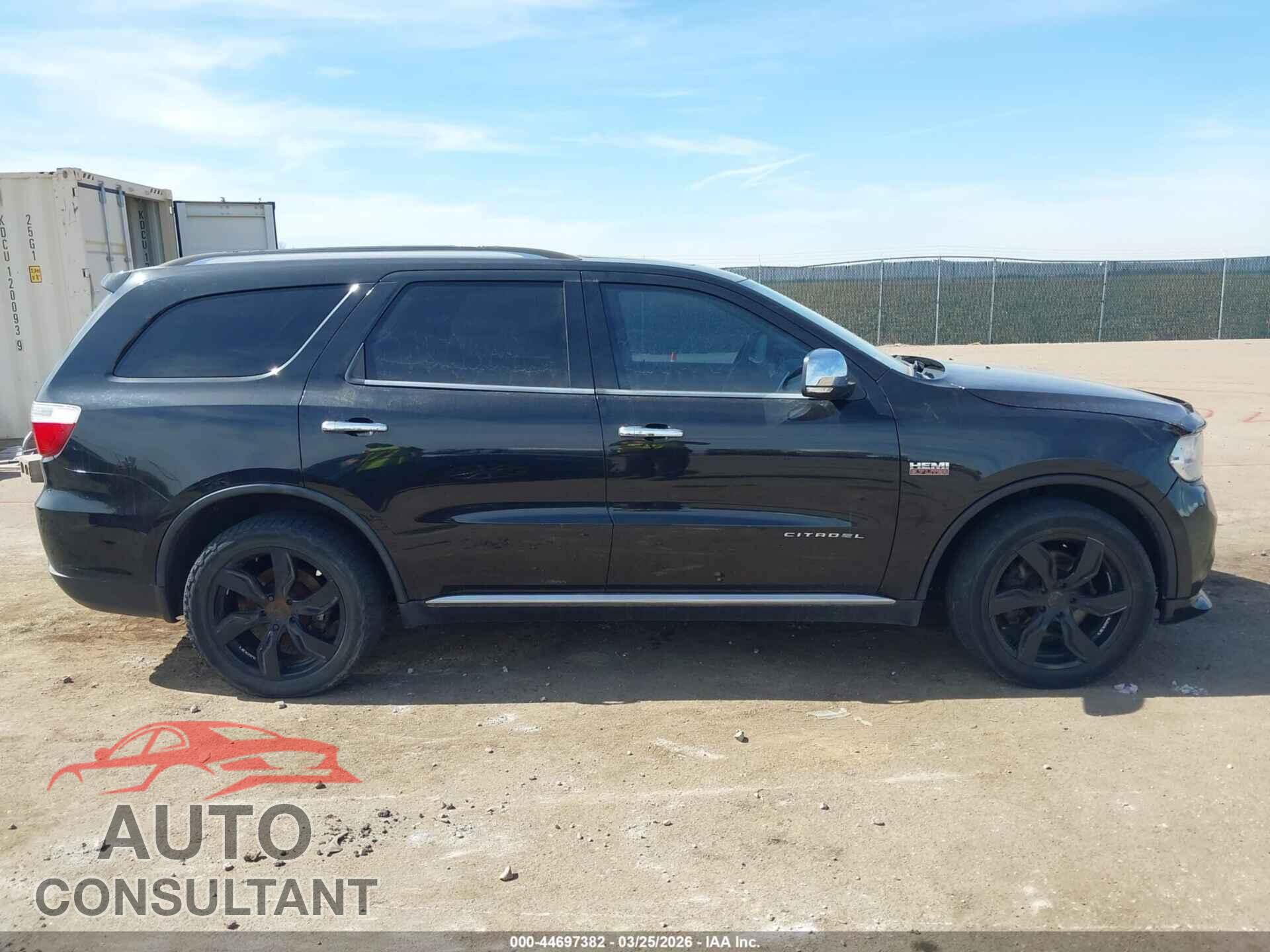 DODGE DURANGO 2012 - 1C4SDJET2CC172541