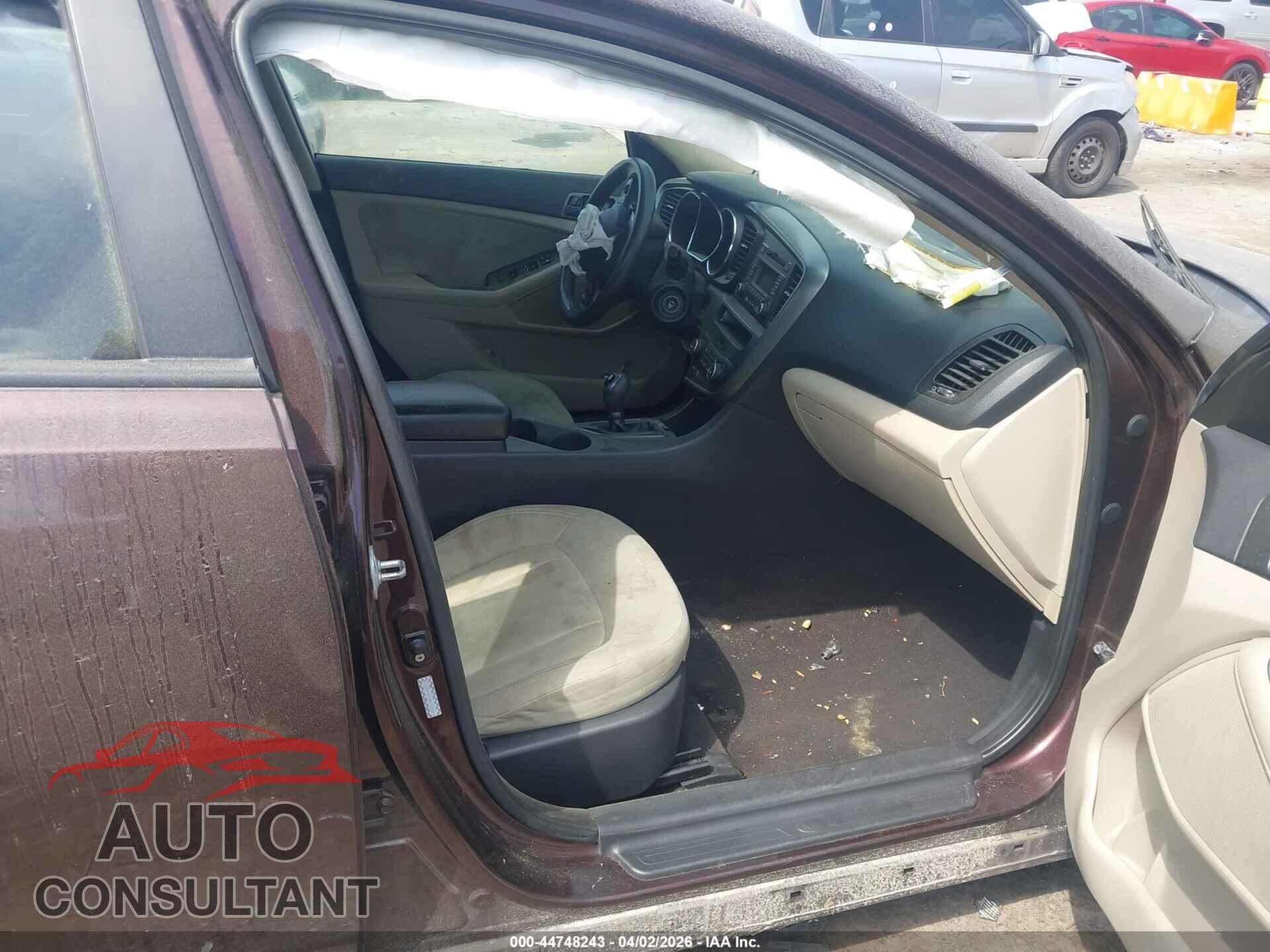 KIA OPTIMA 2011 - KNAGM4A71B5116235