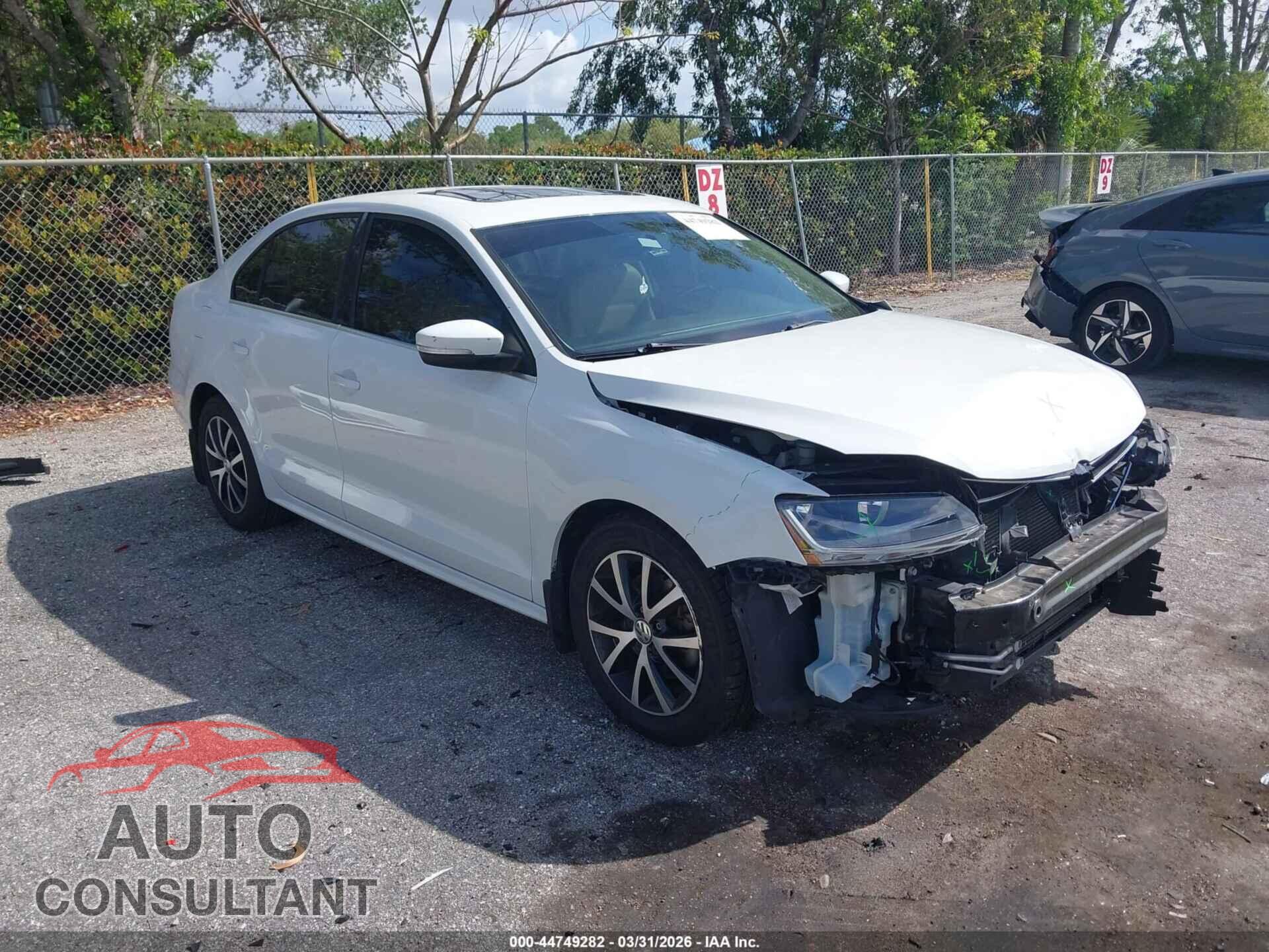VOLKSWAGEN JETTA 2017 - 3VWDB7AJ5HM236726