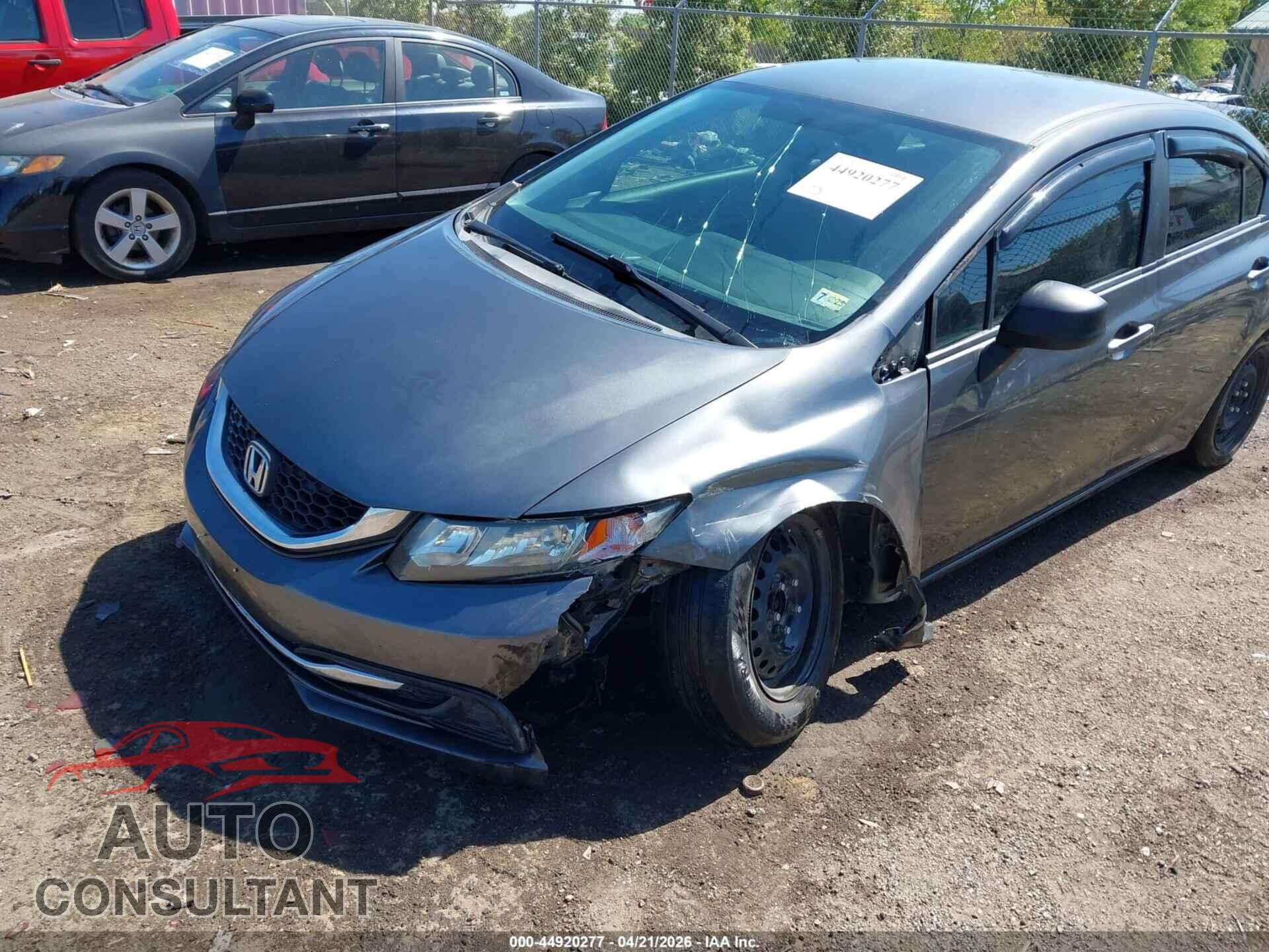 HONDA CIVIC 2013 - 2HGFB2F57DH539429