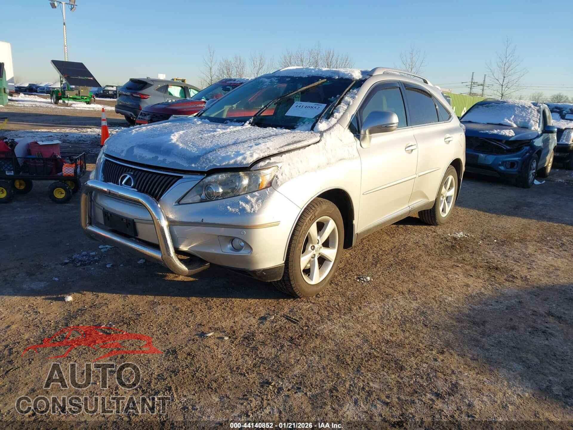 LEXUS RX 350 2011 - 2T2BK1BA2BC110731