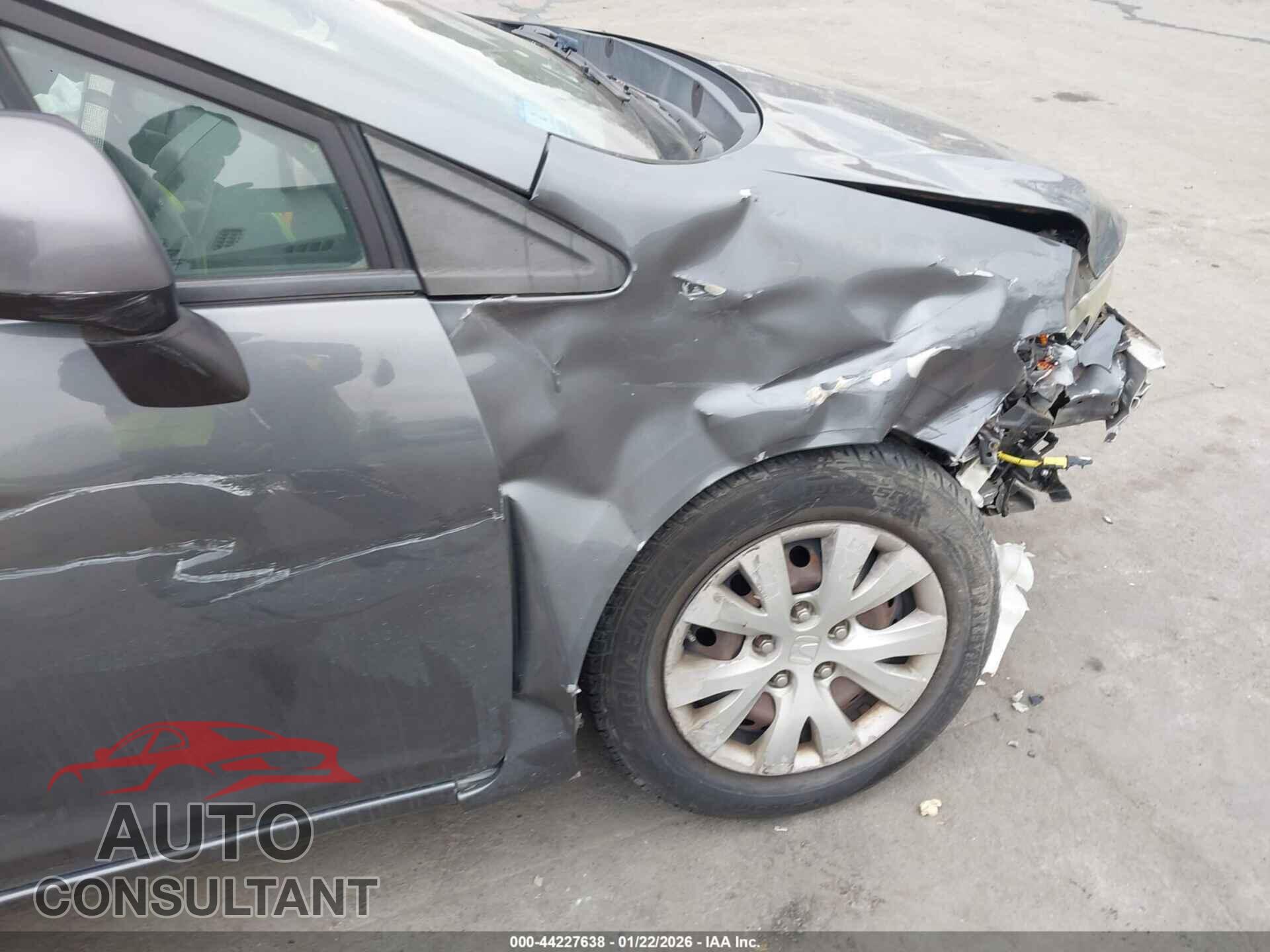 HONDA CIVIC 2012 - 19XFB2F58CE378548