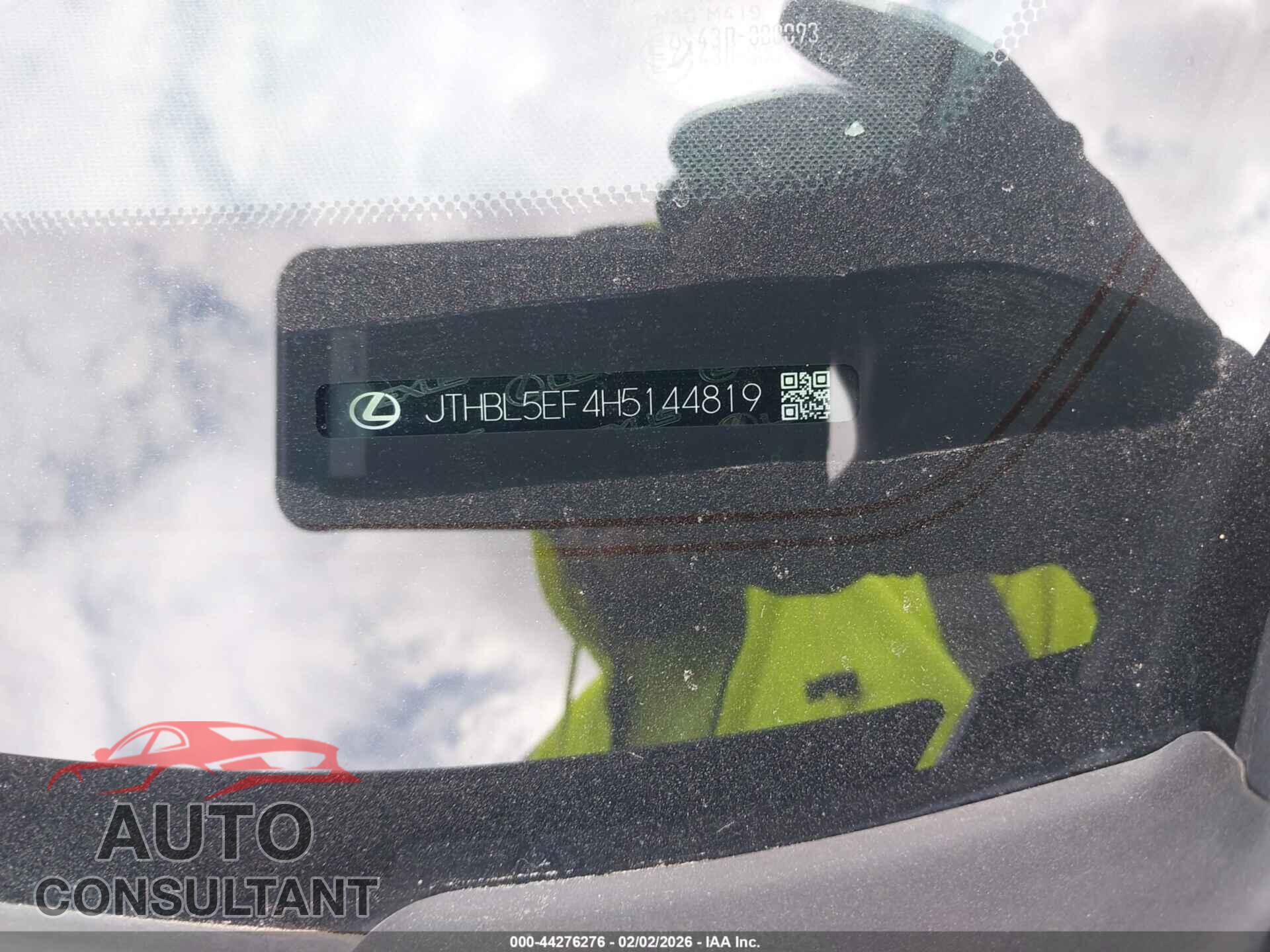 LEXUS LS 460 2017 - JTHBL5EF4H5144819