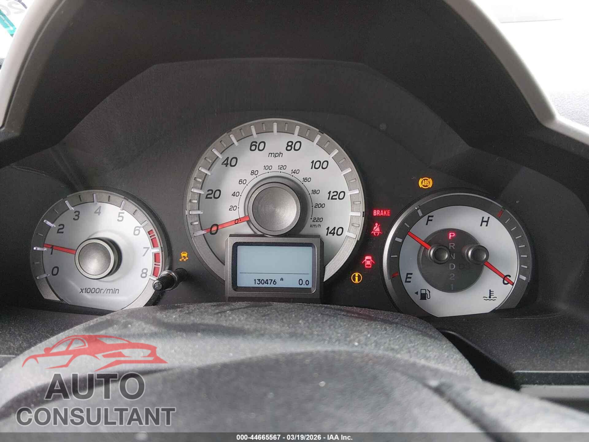 HONDA PILOT 2012 - 5FNYF4H96CB082026
