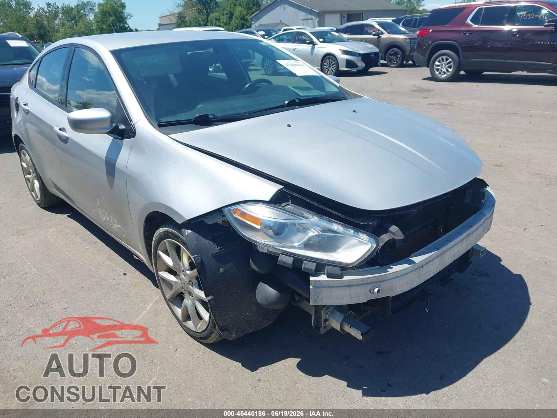 DODGE DART 2013 - 1C3CDFBA3DD151878