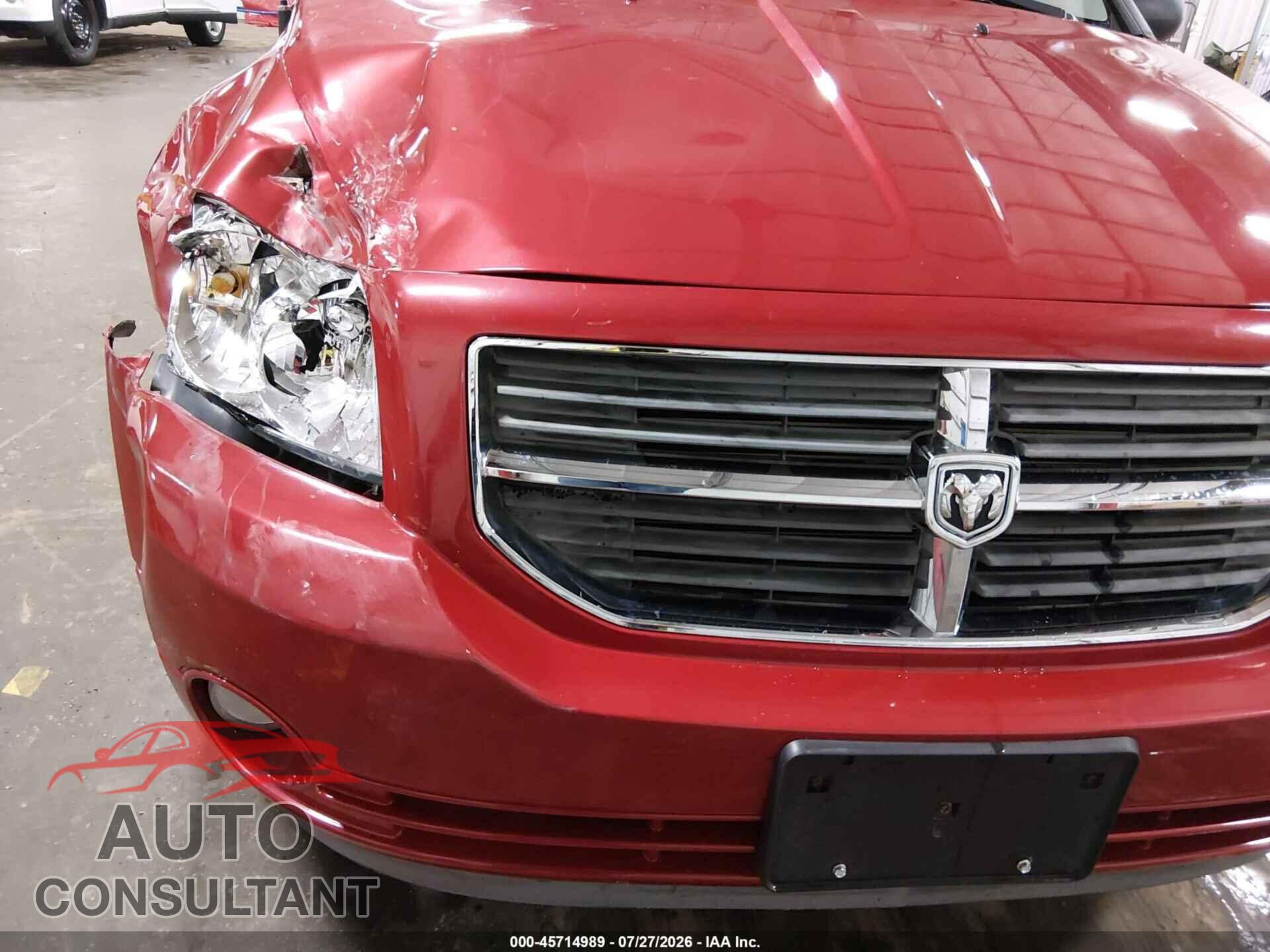 DODGE CALIBER 2012 - 1C3CDWDA1CD536366