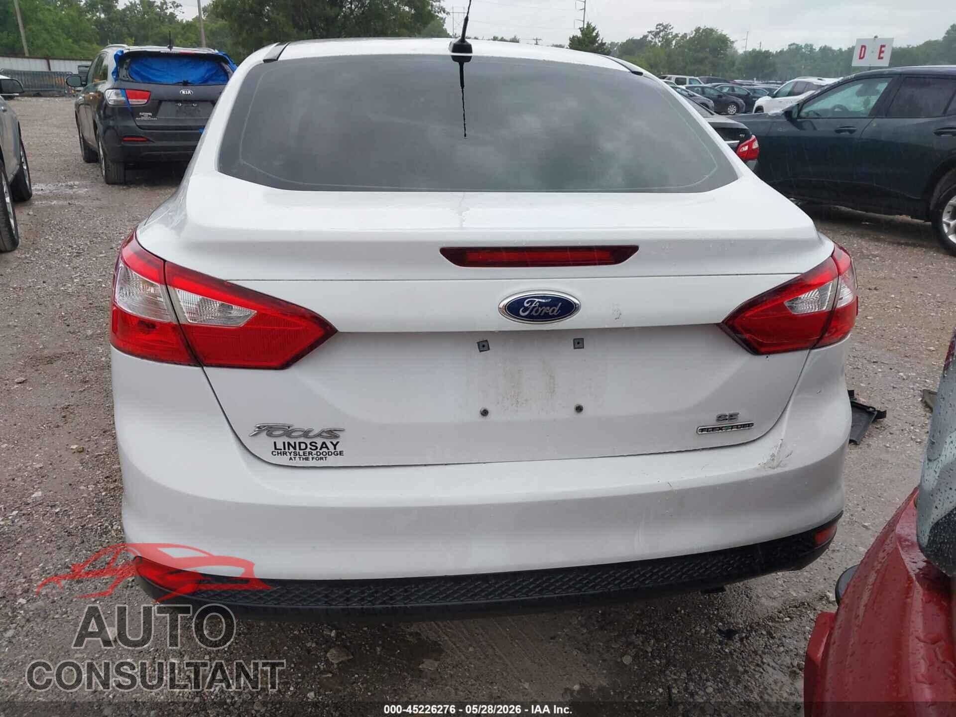 FORD FOCUS 2013 - 1FADP3F23DL156566