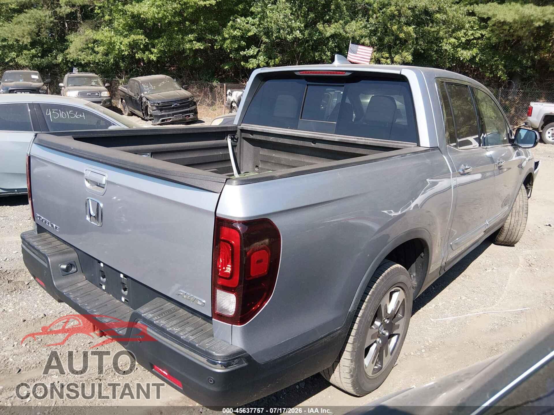 HONDA RIDGELINE 2017 - 5FPYK3F78HB002098