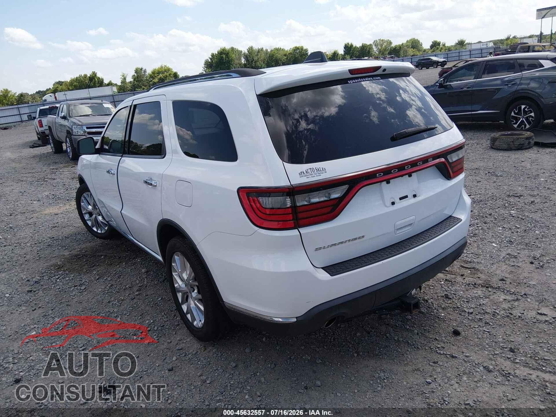 DODGE DURANGO 2016 - 1C4RDHAG3GC483353