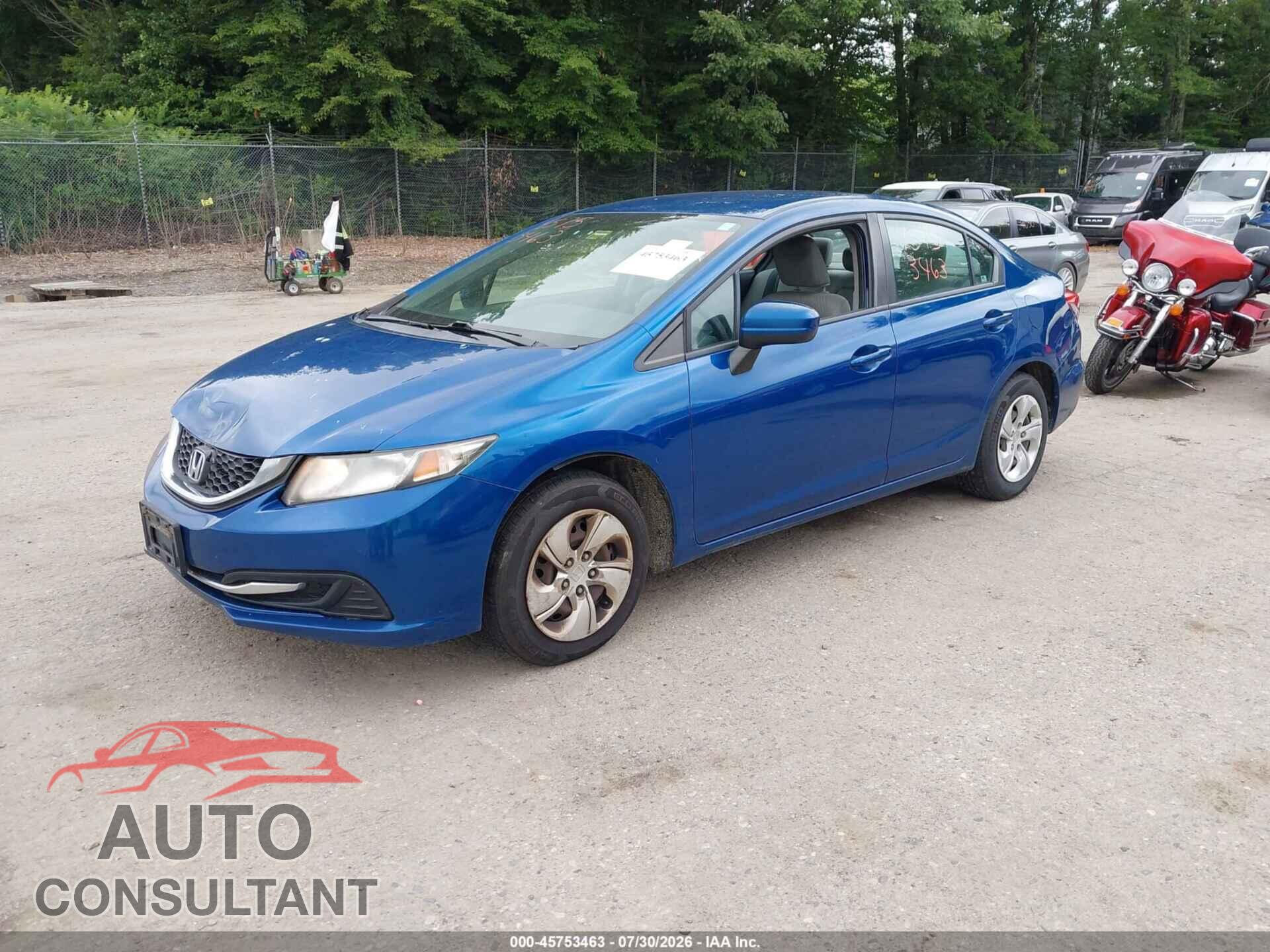 HONDA CIVIC 2014 - 2HGFB2F50EH549382