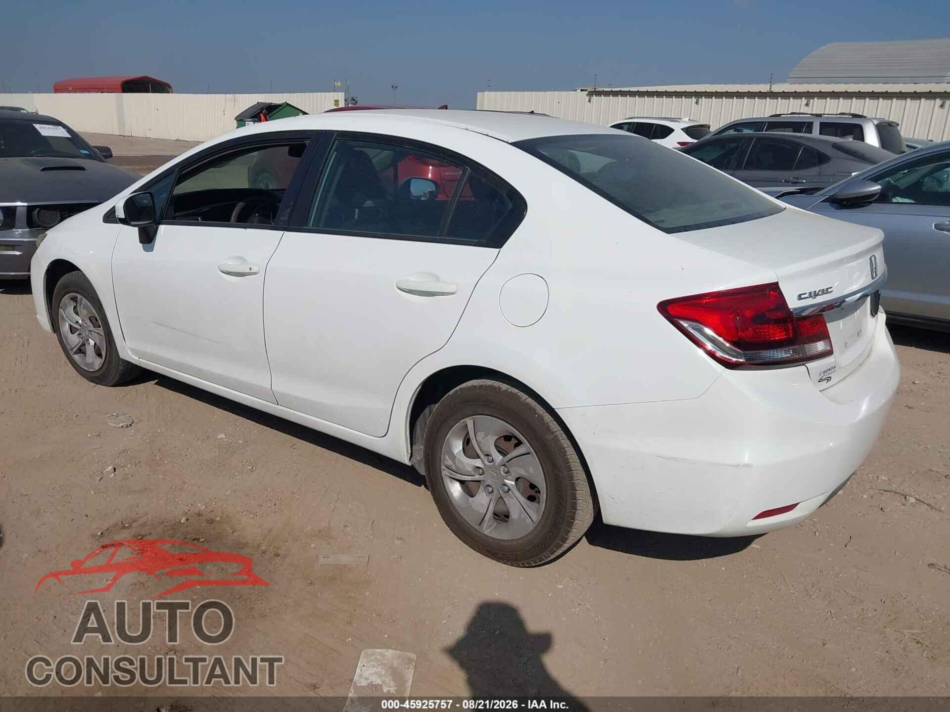 HONDA CIVIC 2014 - 19XFB2F51EE007721