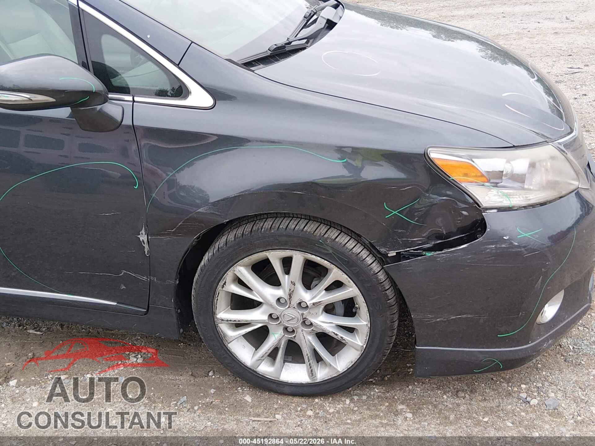 LEXUS HS 2010 - JTHBB1BA3A2025347
