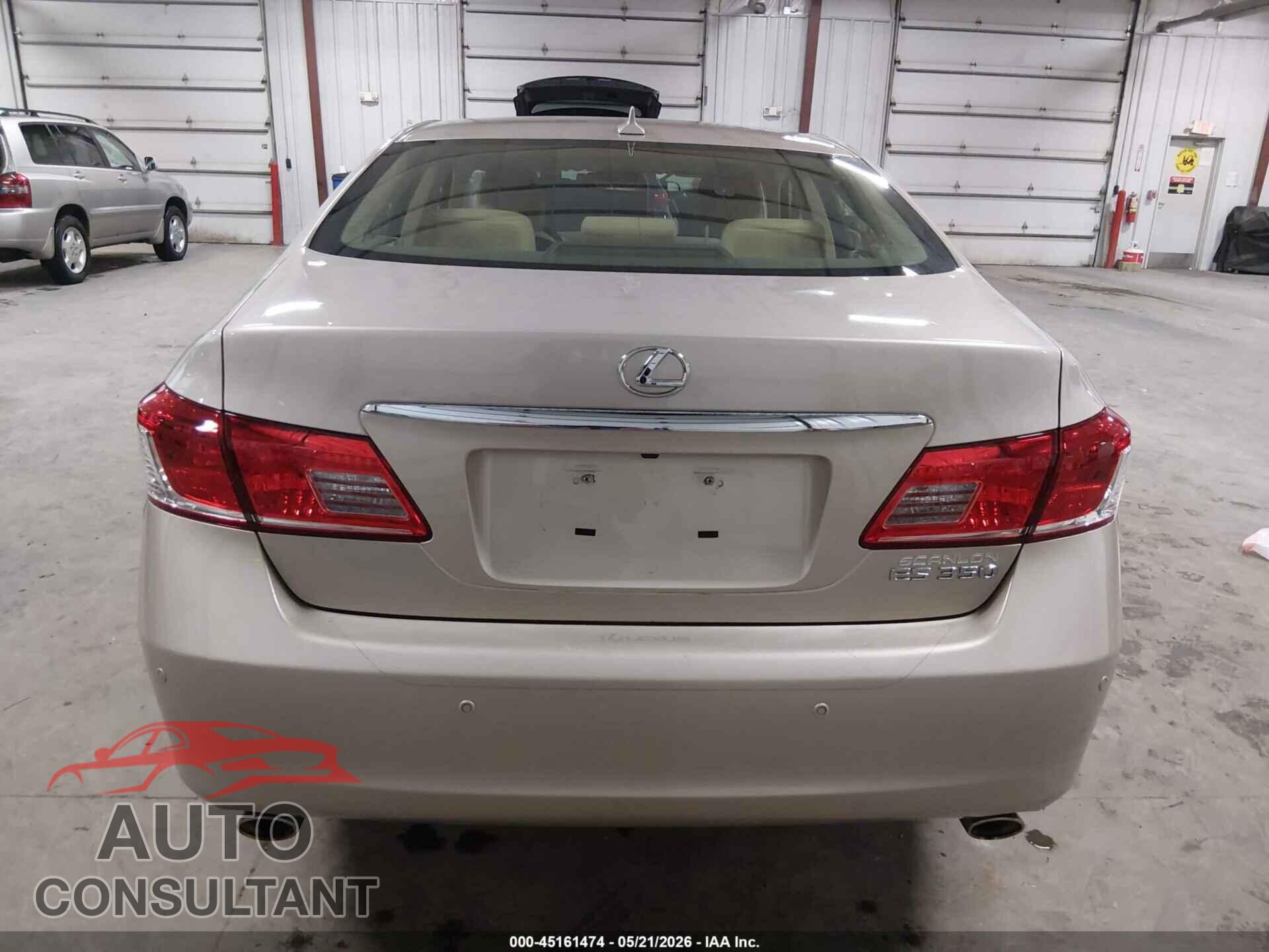 LEXUS ES 350 2012 - JTHBK1EG3C2500532