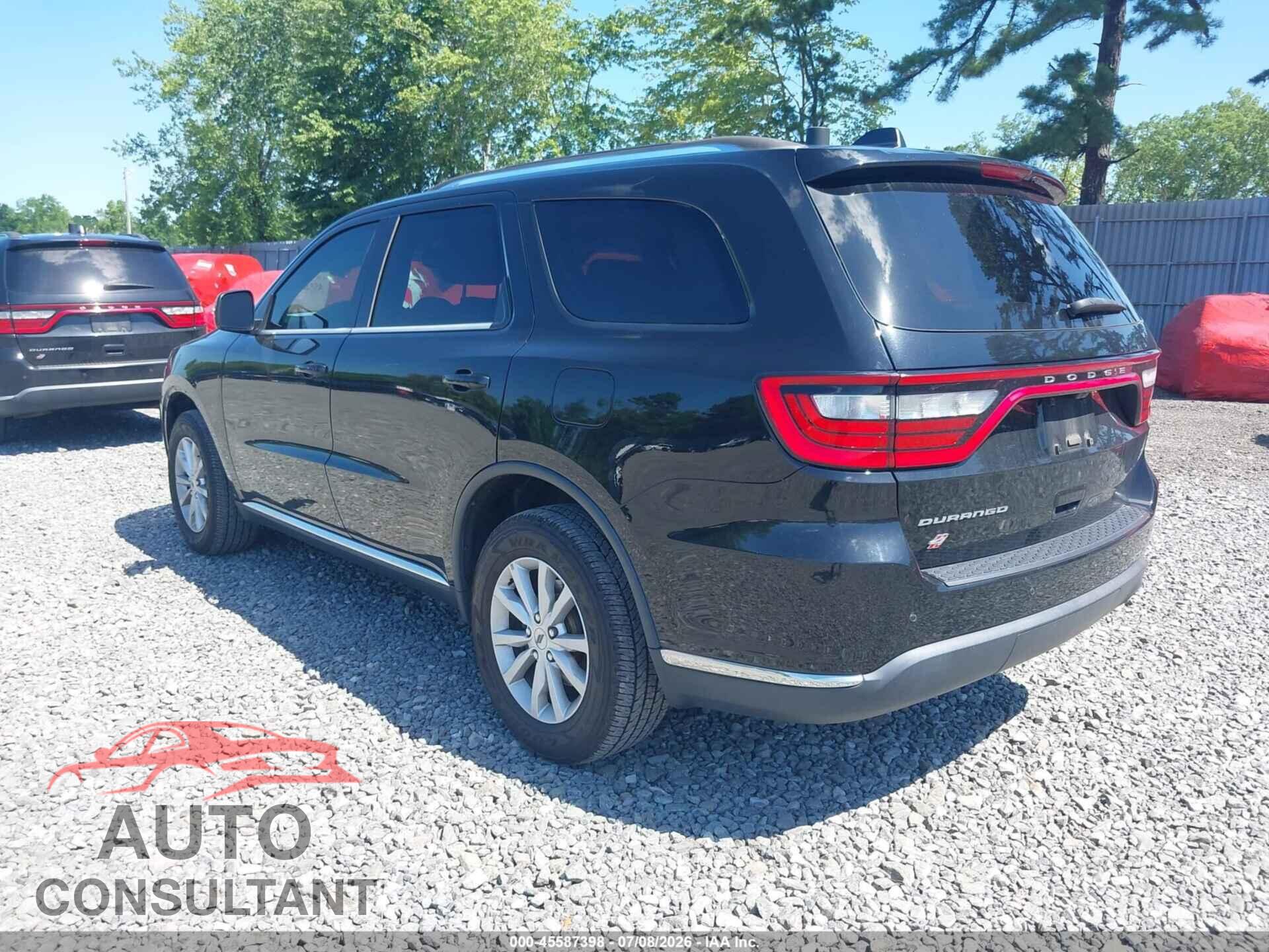 DODGE DURANGO 2019 - 1C4RDJAG3KC744464