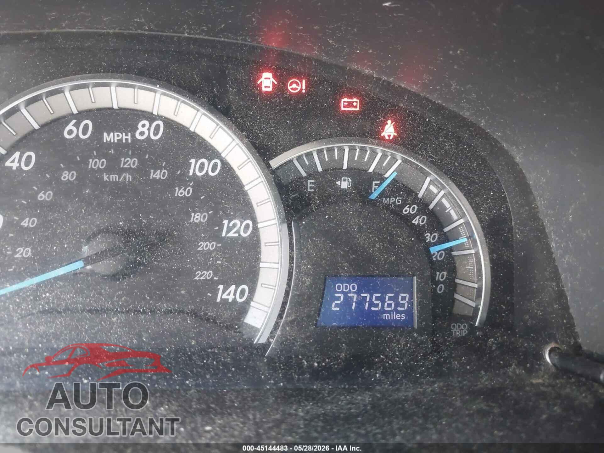 TOYOTA CAMRY 2012 - 4T1BF1FK6CU184326