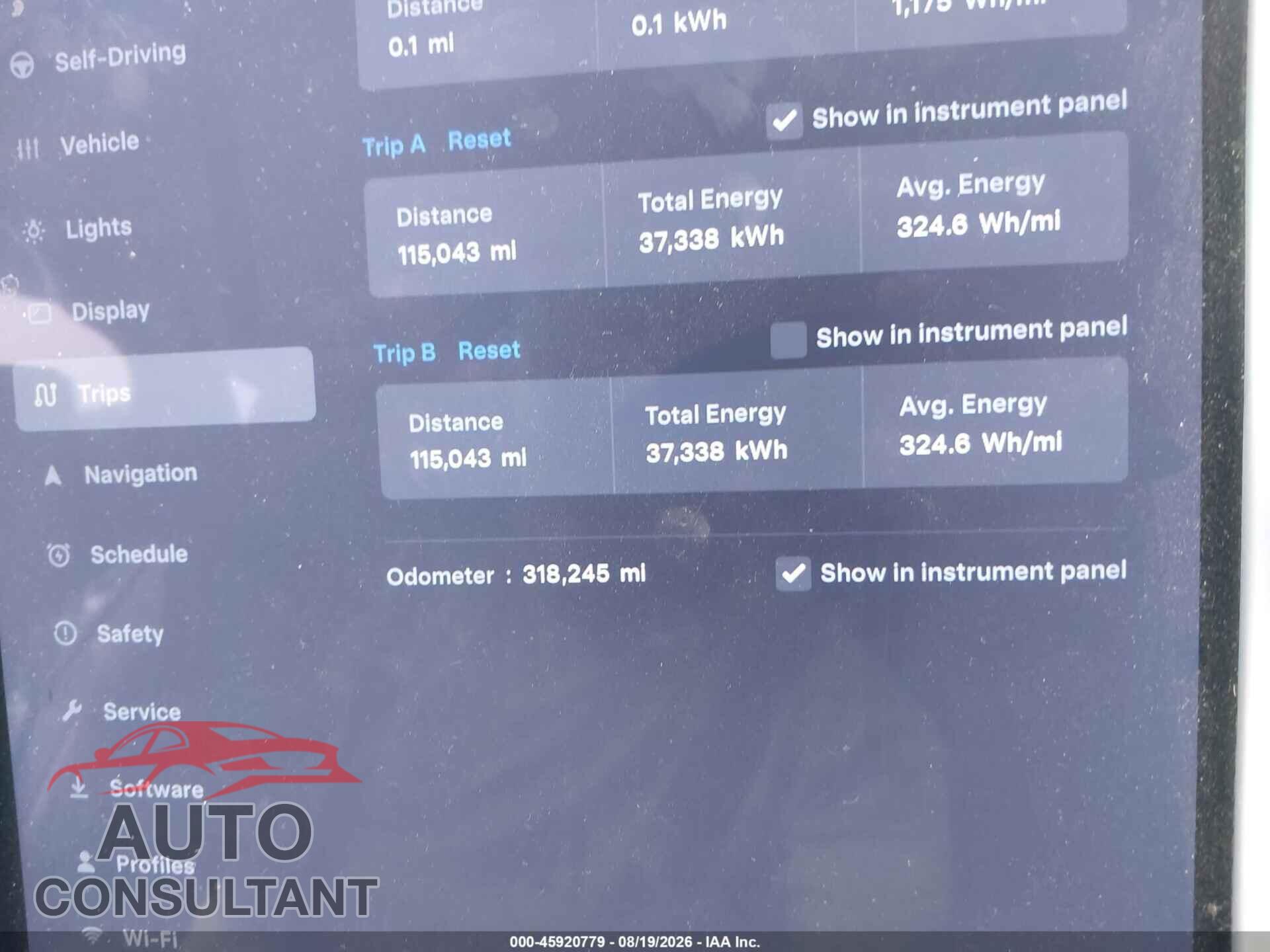 TESLA MODEL S 2015 - 5YJSA1S20FF087919