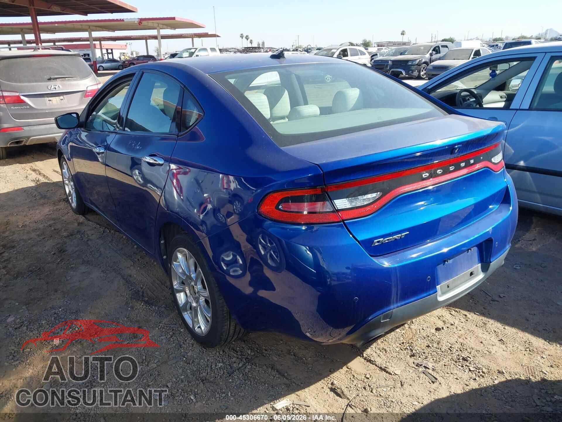DODGE DART 2013 - 1C3CDFCH9DD131713