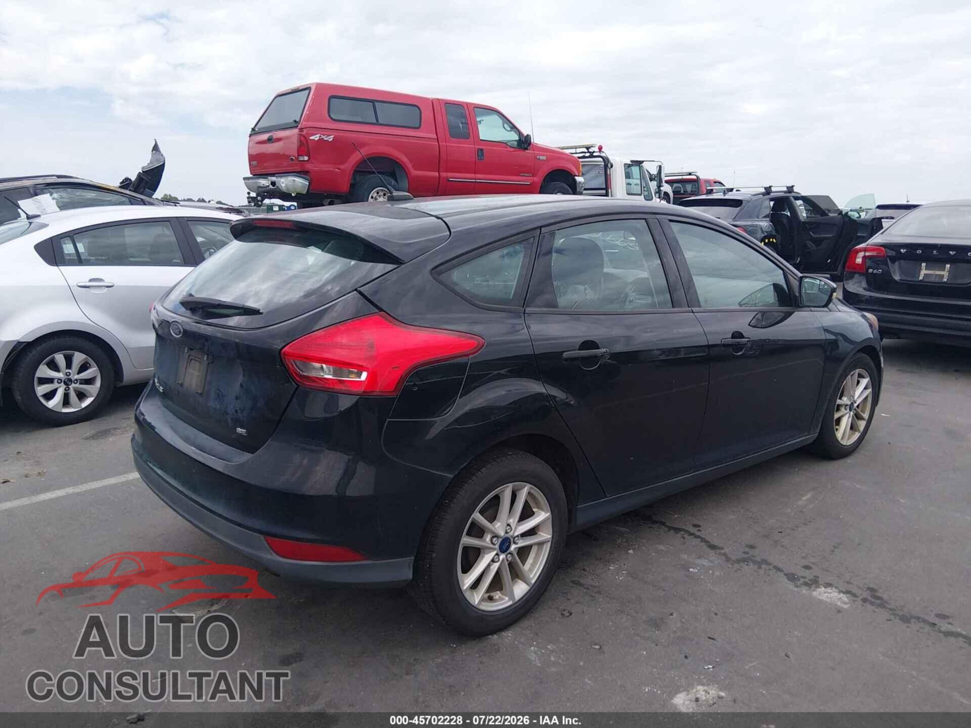 FORD FOCUS 2017 - 1FADP3K25HL259189