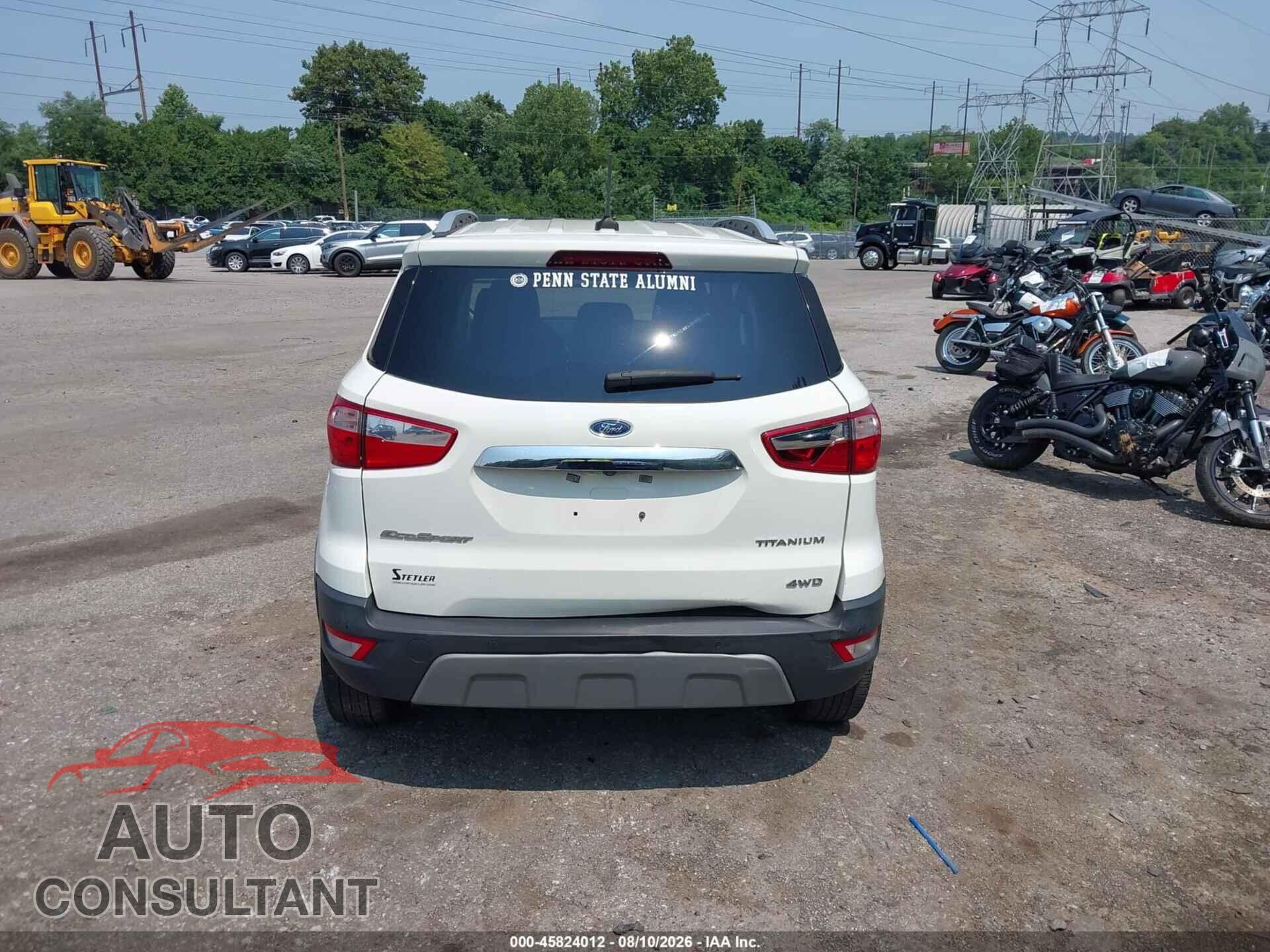 FORD ECOSPORT 2019 - MAJ6S3KL3KC285152