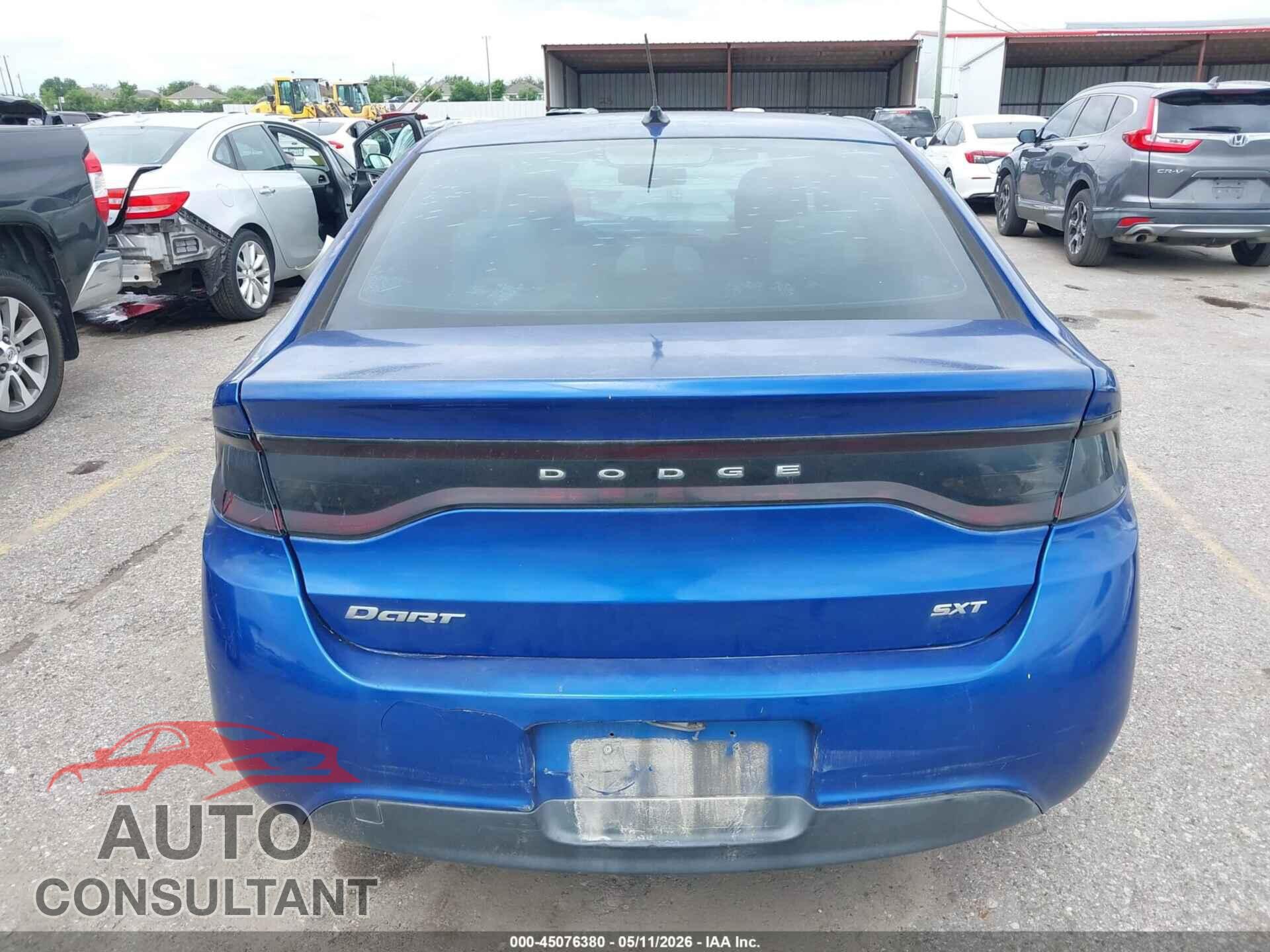 DODGE DART 2013 - 1C3CDFBA7DD709084