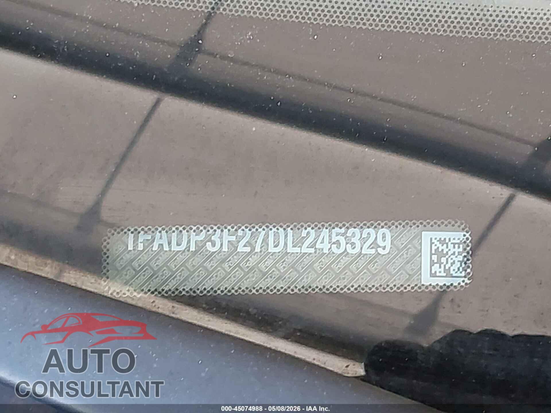 FORD FOCUS 2013 - 1FADP3F27DL245329