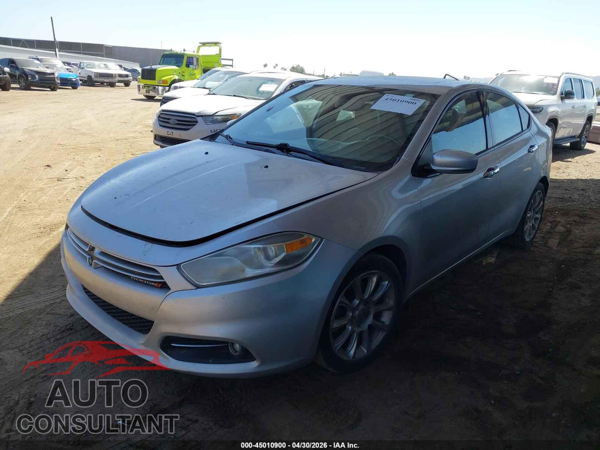 DODGE DART 2013 - 1C3CDFCA2DD324904