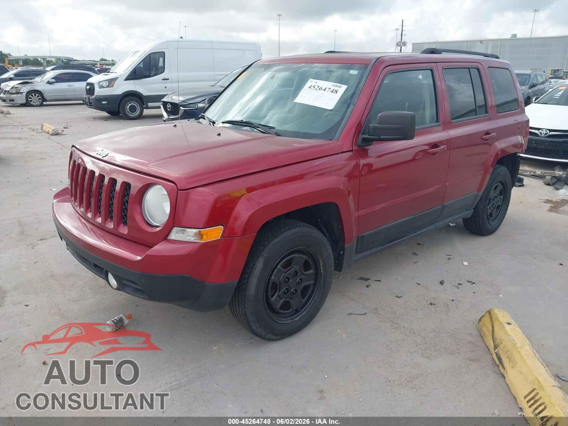 JEEP PATRIOT 2013 - 1C4NJPBB3DD213615