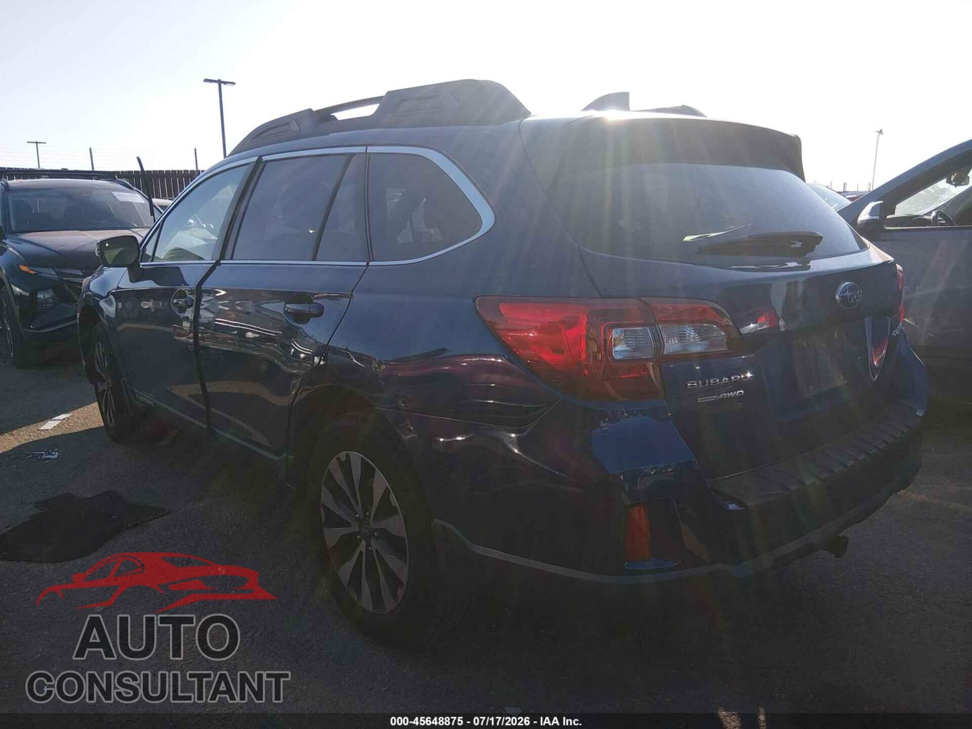 SUBARU OUTBACK 2016 - 4S4BSBLC2G3234438