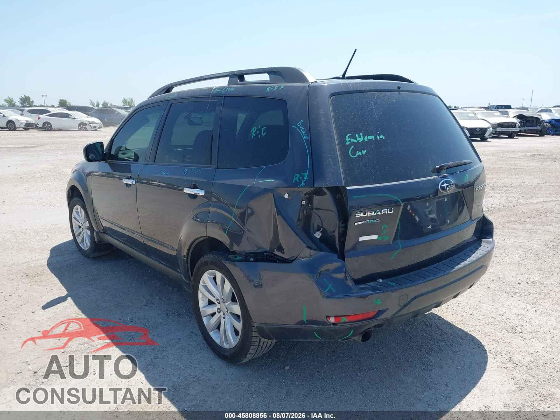 SUBARU FORESTER 2012 - JF2SHBCC0CH413448