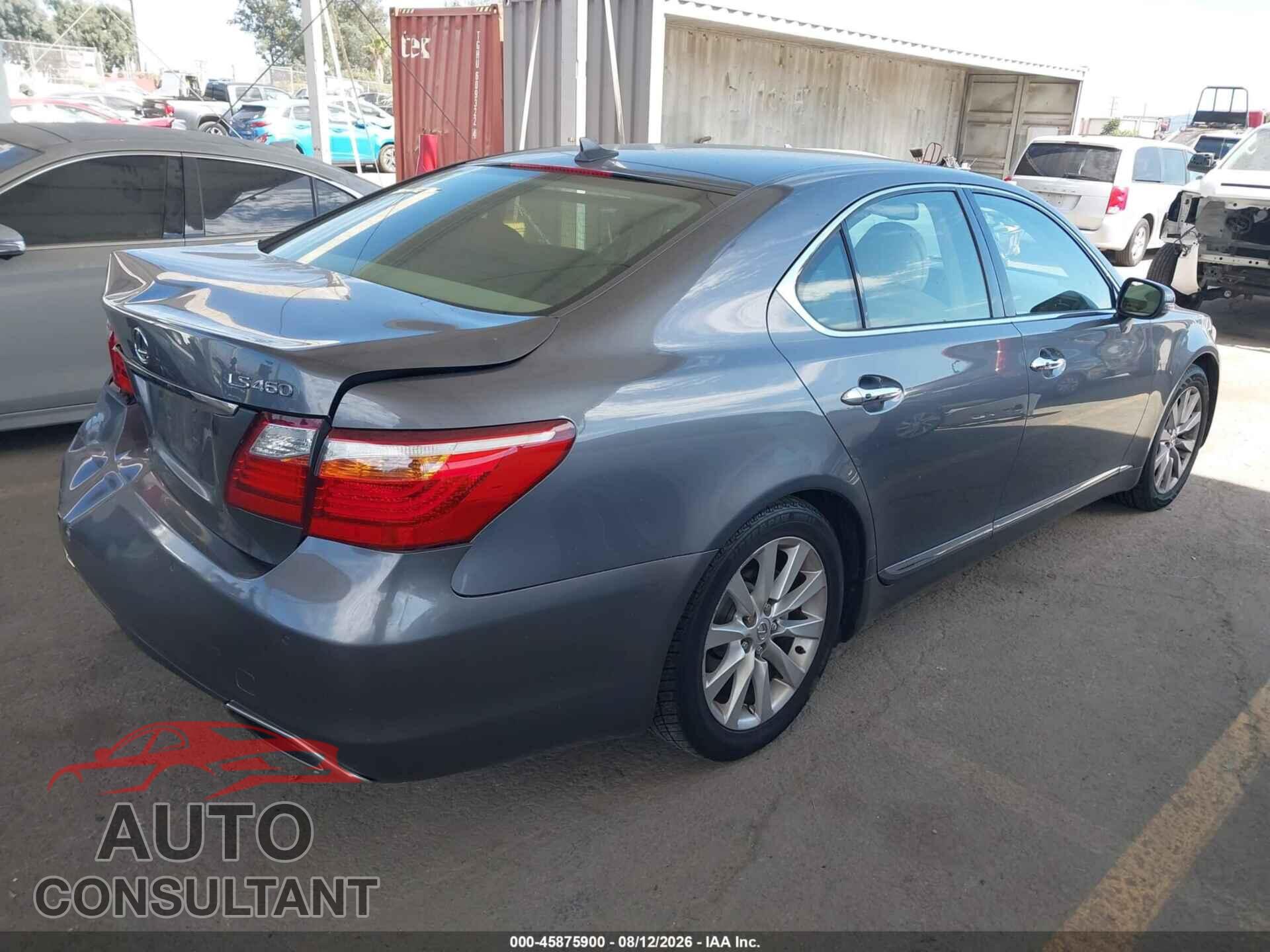 LEXUS LS 460 2012 - JTHBL5EF0C5112989