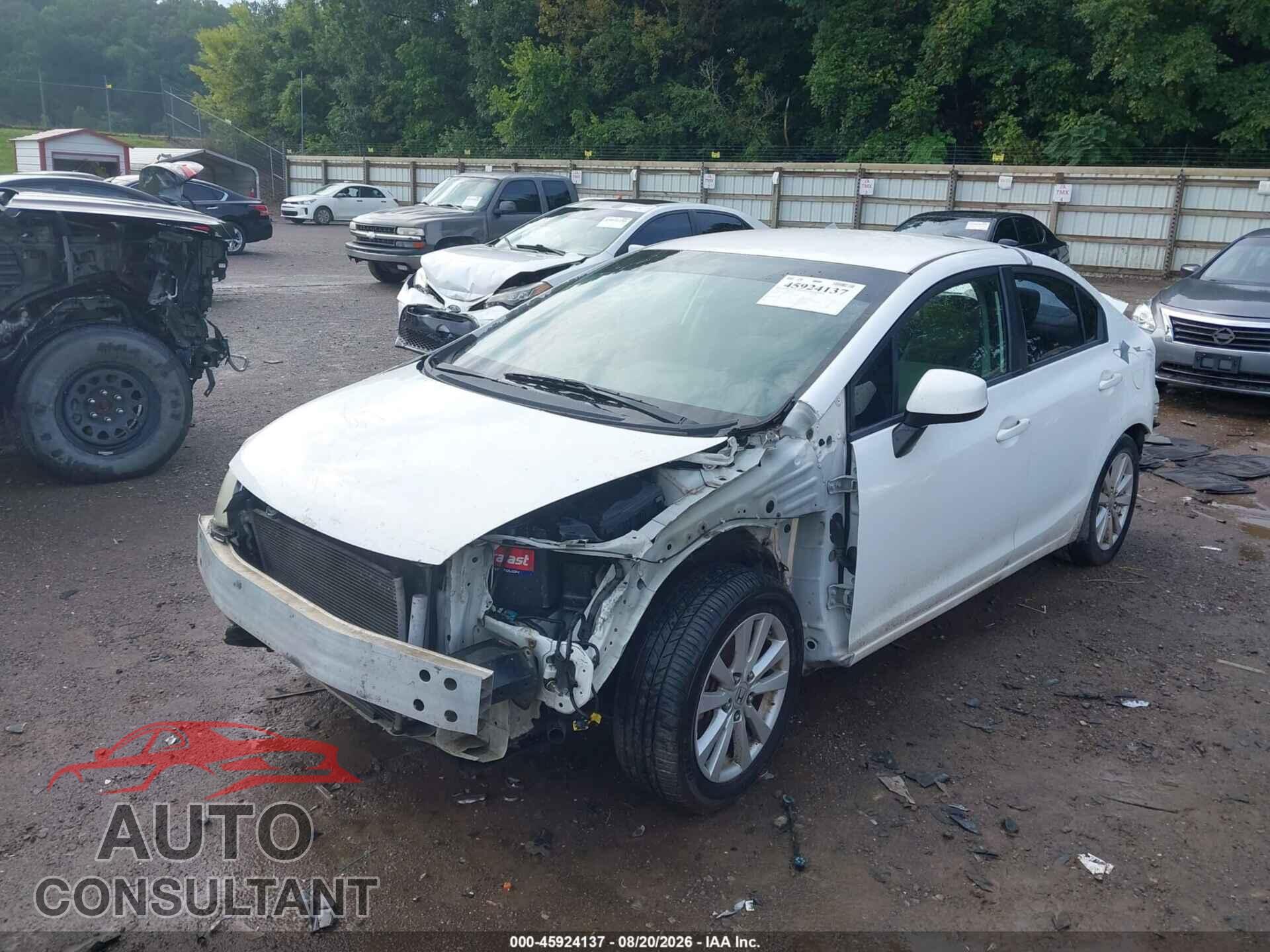 HONDA CIVIC 2012 - 19XFB2F55CE078367