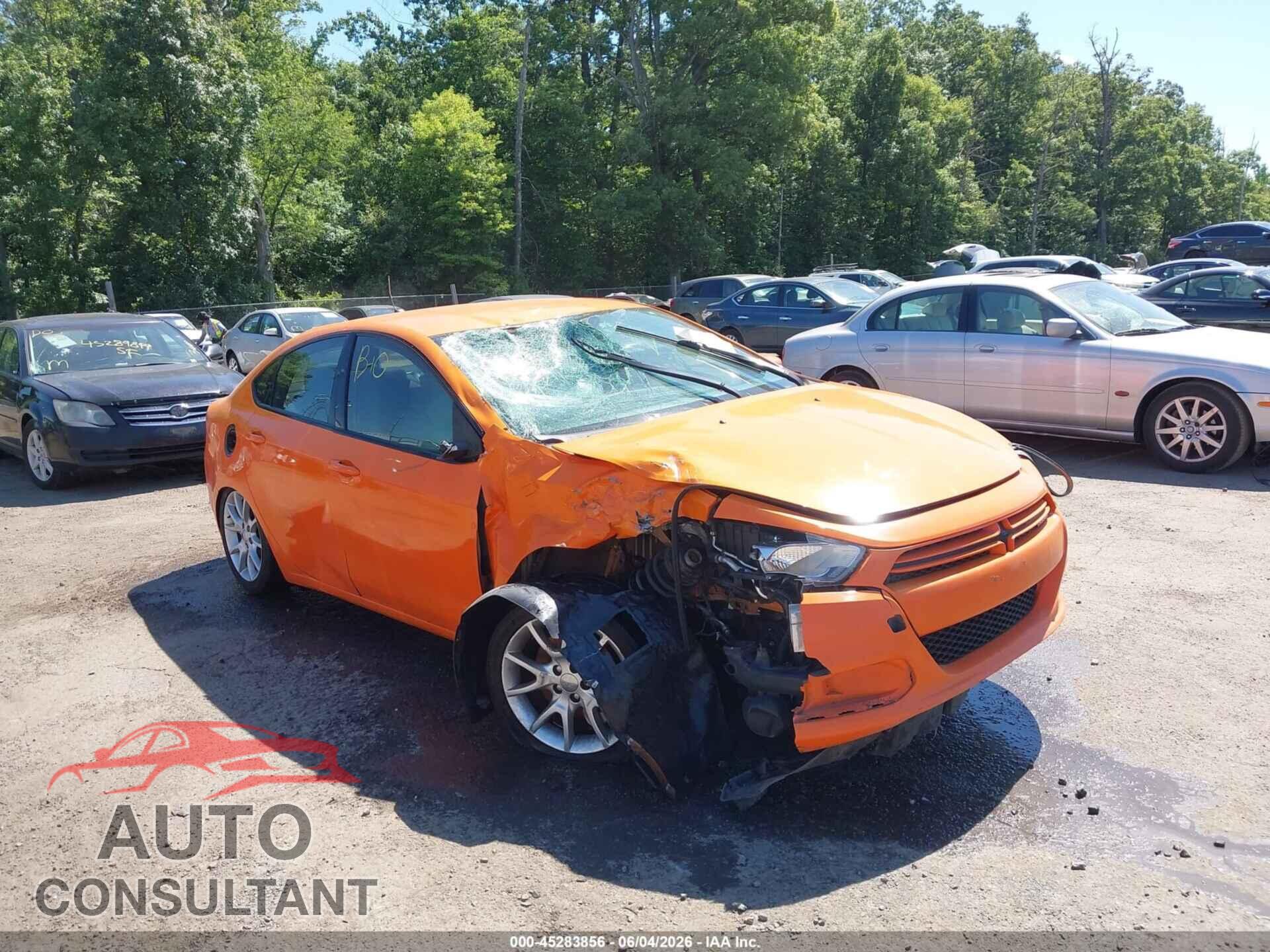 DODGE DART 2013 - 1C3CDFBA0DD171649