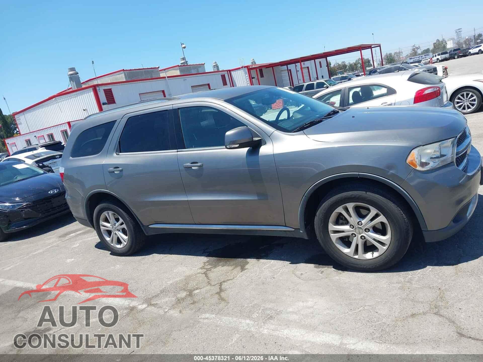 DODGE DURANGO 2012 - 1C4RDJDG8CC247651