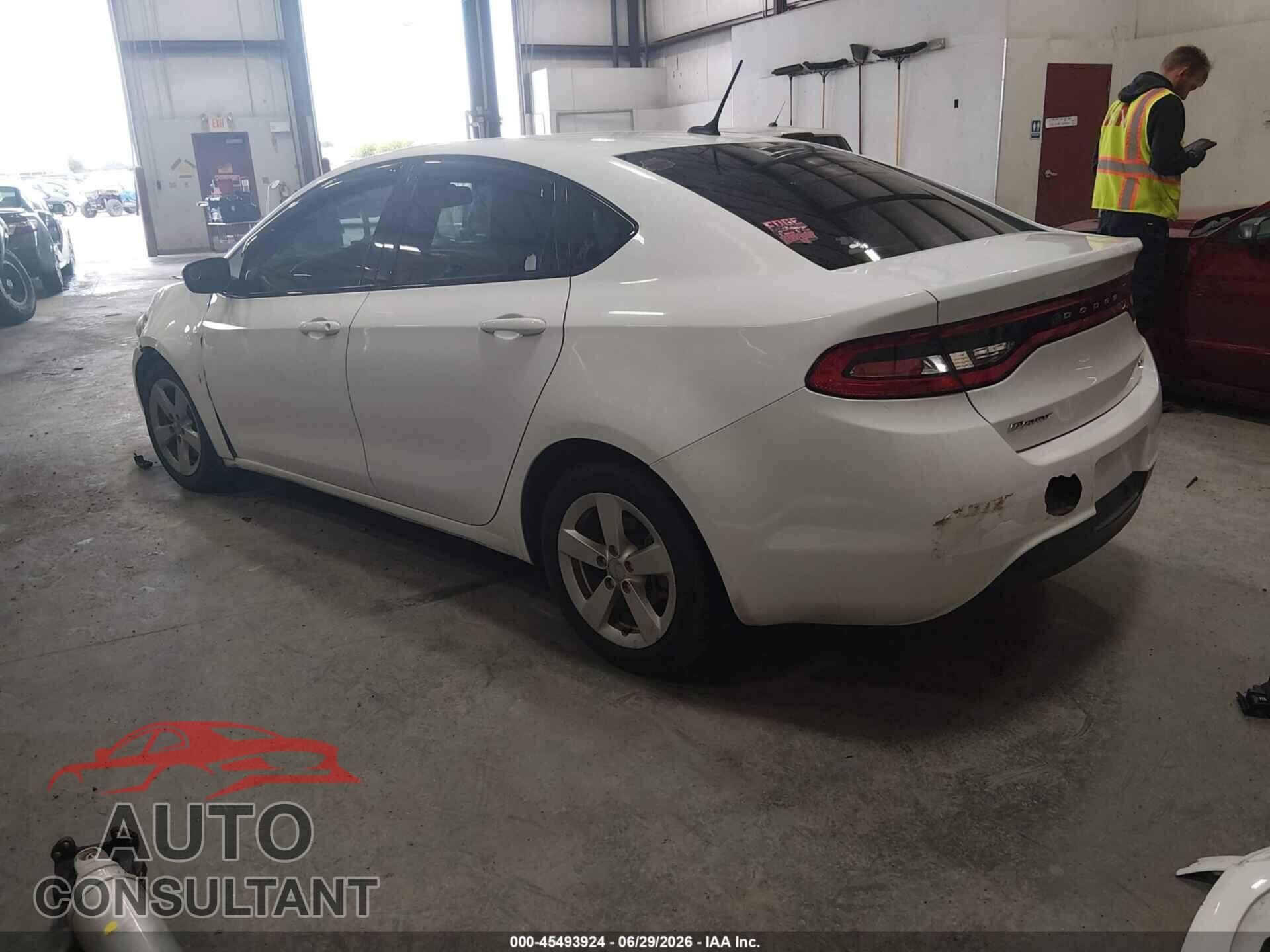 DODGE DART 2015 - 1C3CDFBB3FD227191