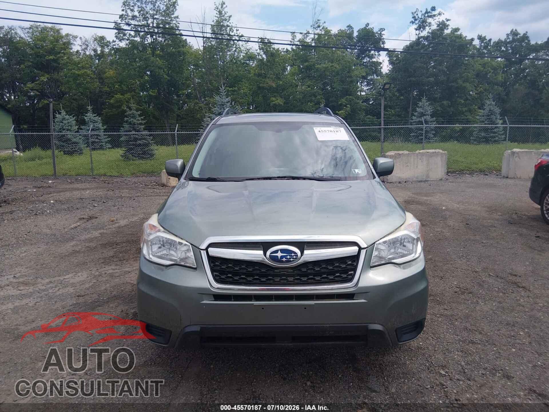 SUBARU FORESTER 2016 - JF2SJADC3GH449749