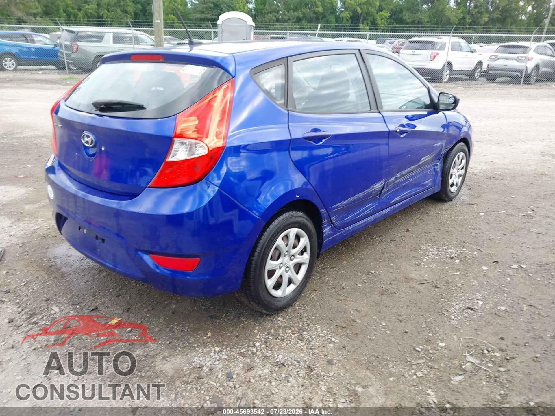 HYUNDAI ACCENT 2014 - KMHCT5AE4EU152967