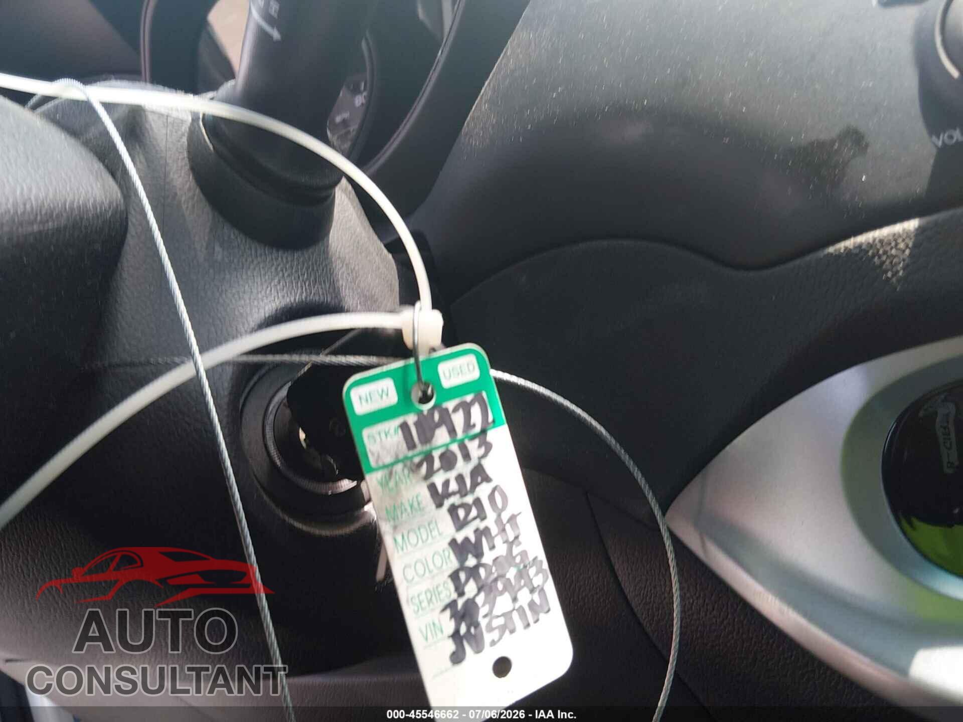 KIA RIO 2013 - KNADM5A36D6303943