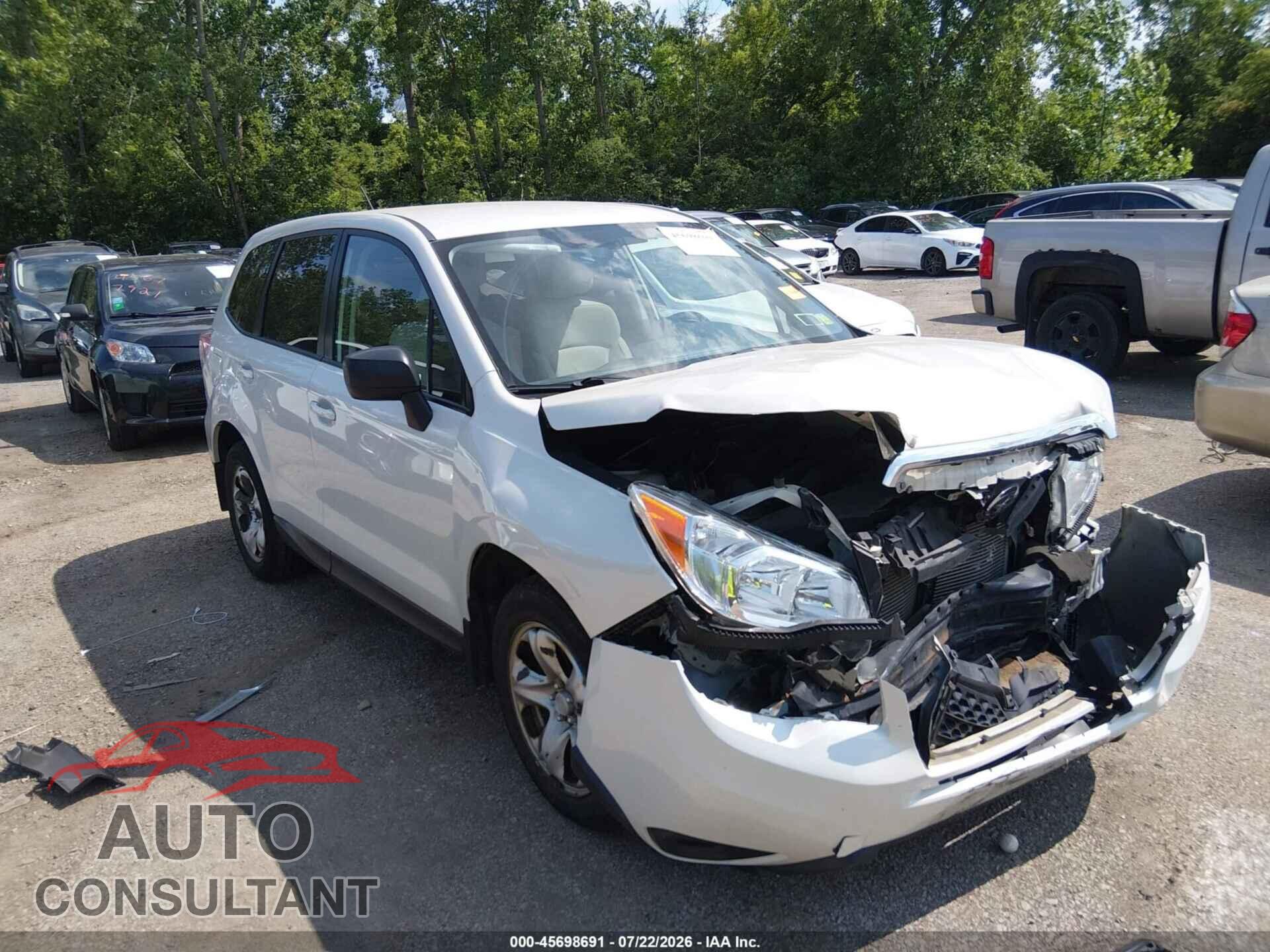 SUBARU FORESTER 2015 - JF2SJAAC6FH818655
