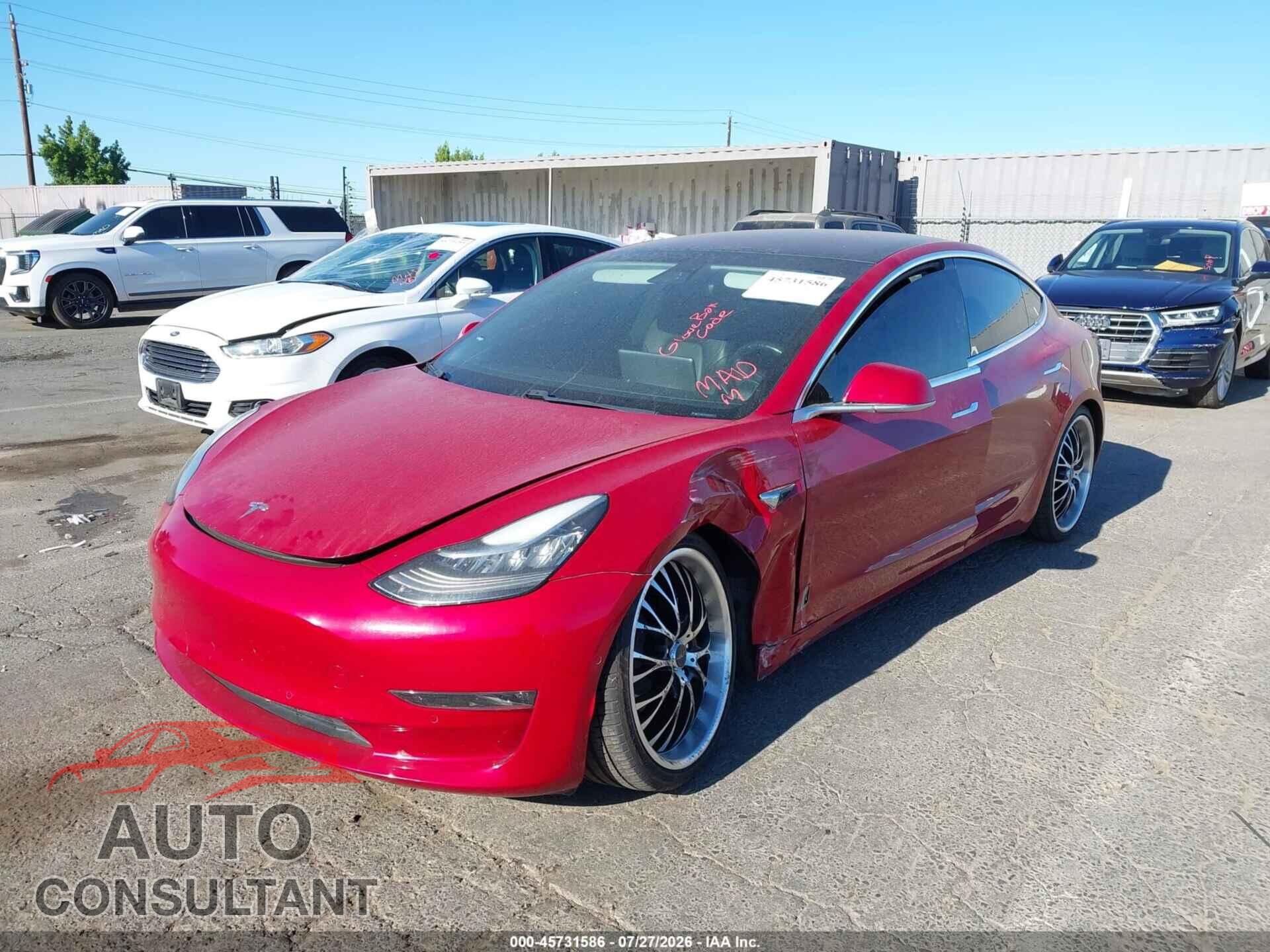 TESLA MODEL 3 2018 - 5YJ3E1EA4JF047041