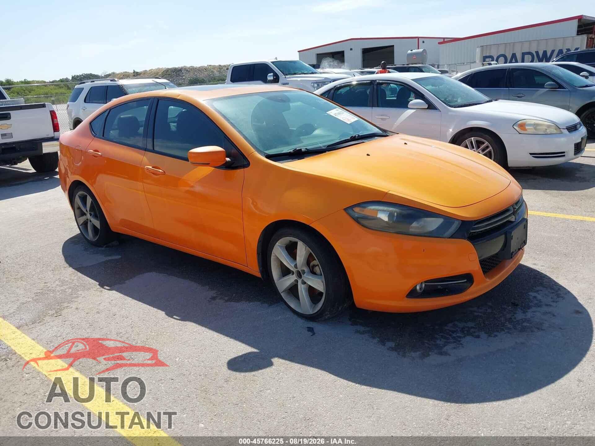 DODGE DART 2014 - 1C3CDFEB4ED768664