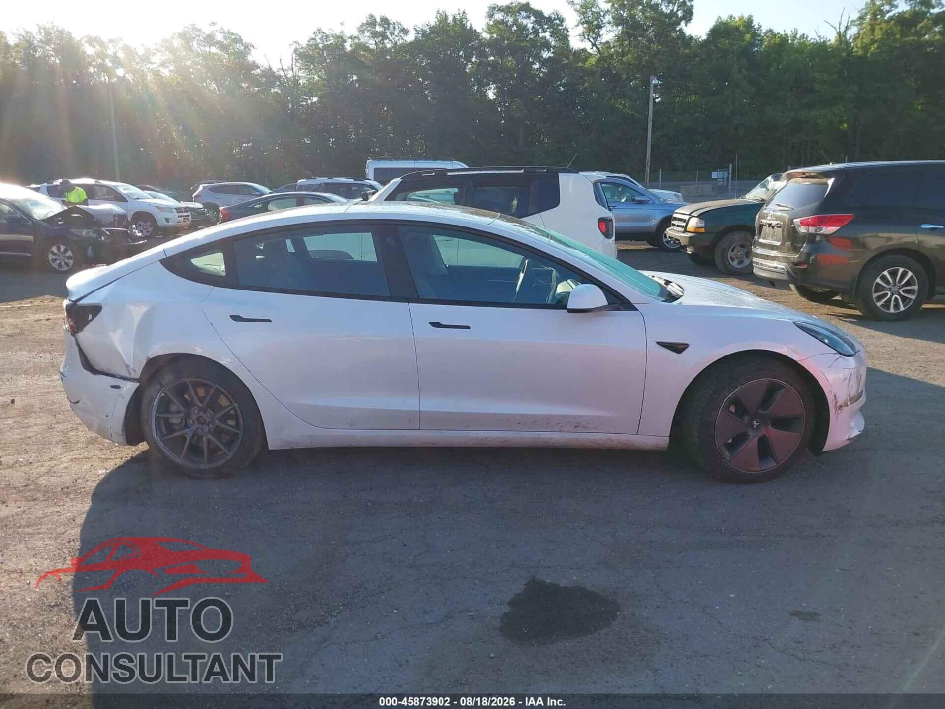 TESLA MODEL 3 2022 - 5YJ3E1EB2NF314546