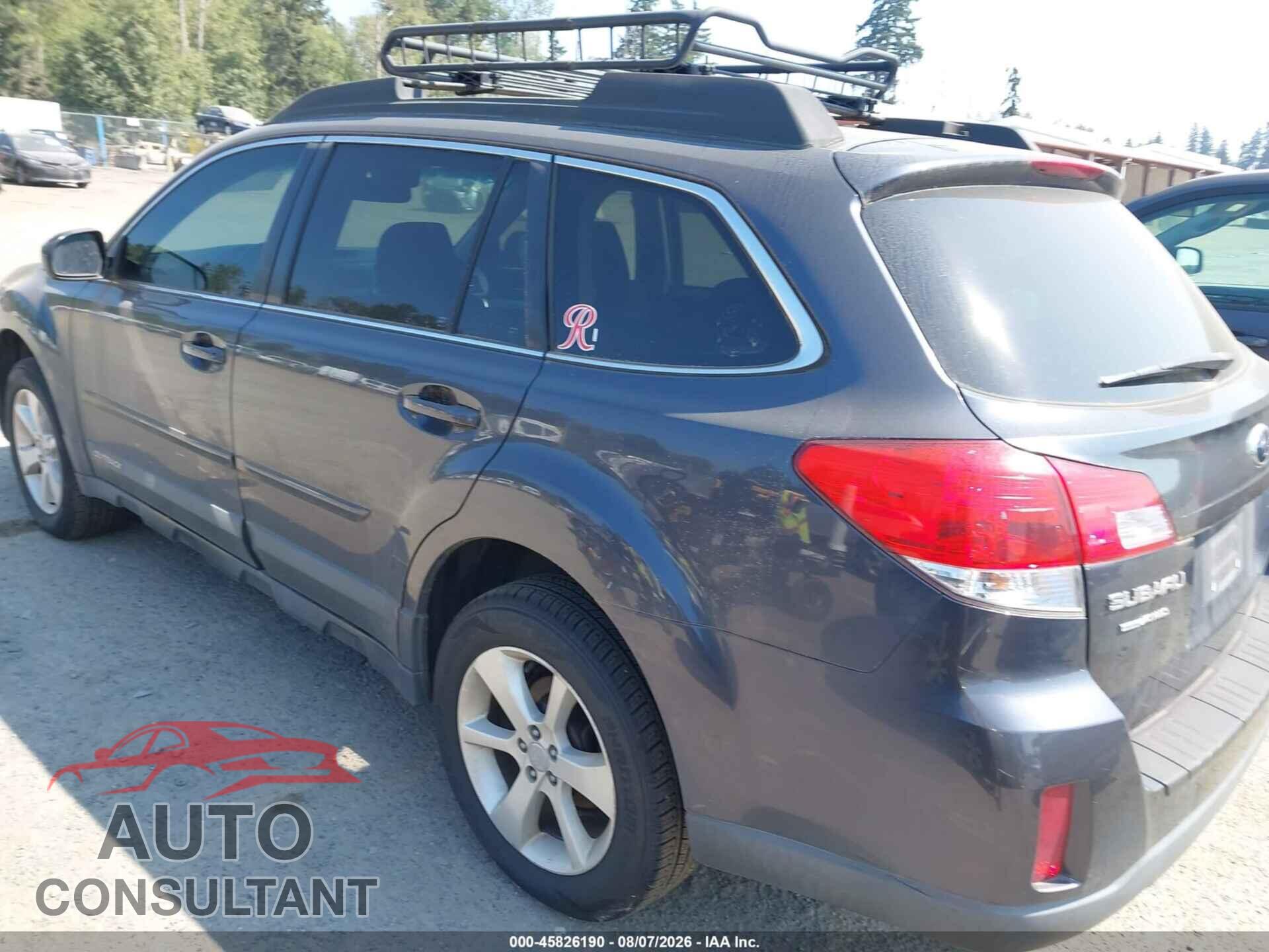 SUBARU OUTBACK 2013 - 4S4BRBCC2D3322543