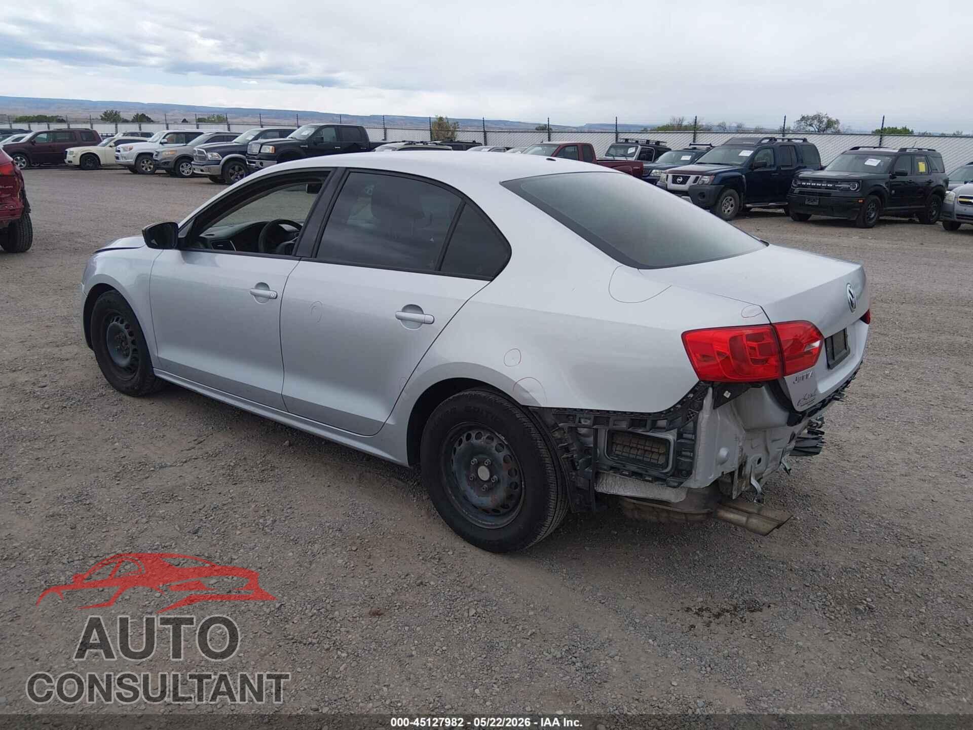 VOLKSWAGEN JETTA 2012 - 3VW2K7AJ9CM308995