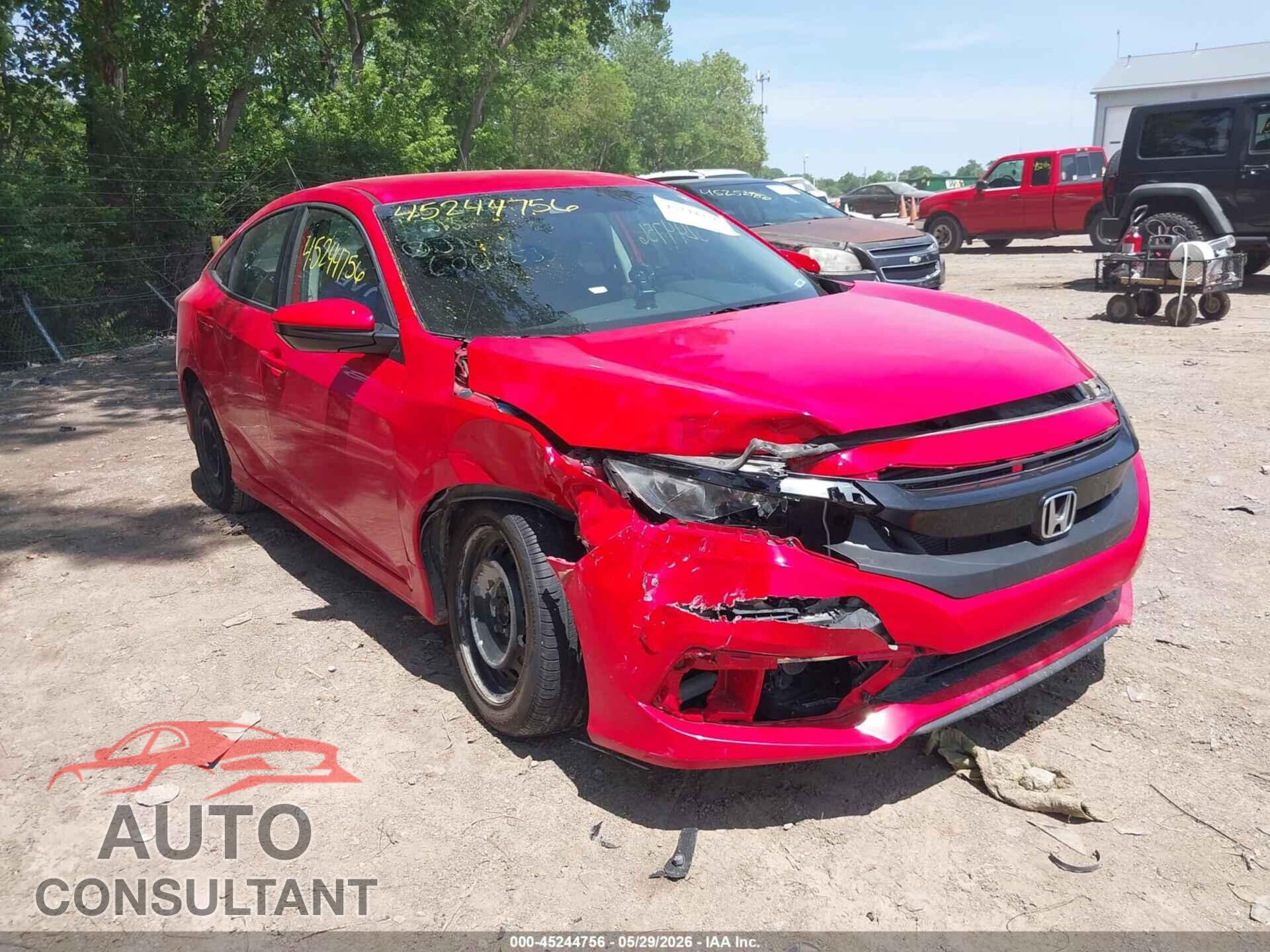 HONDA CIVIC 2019 - 2HGFC2F62KH606053