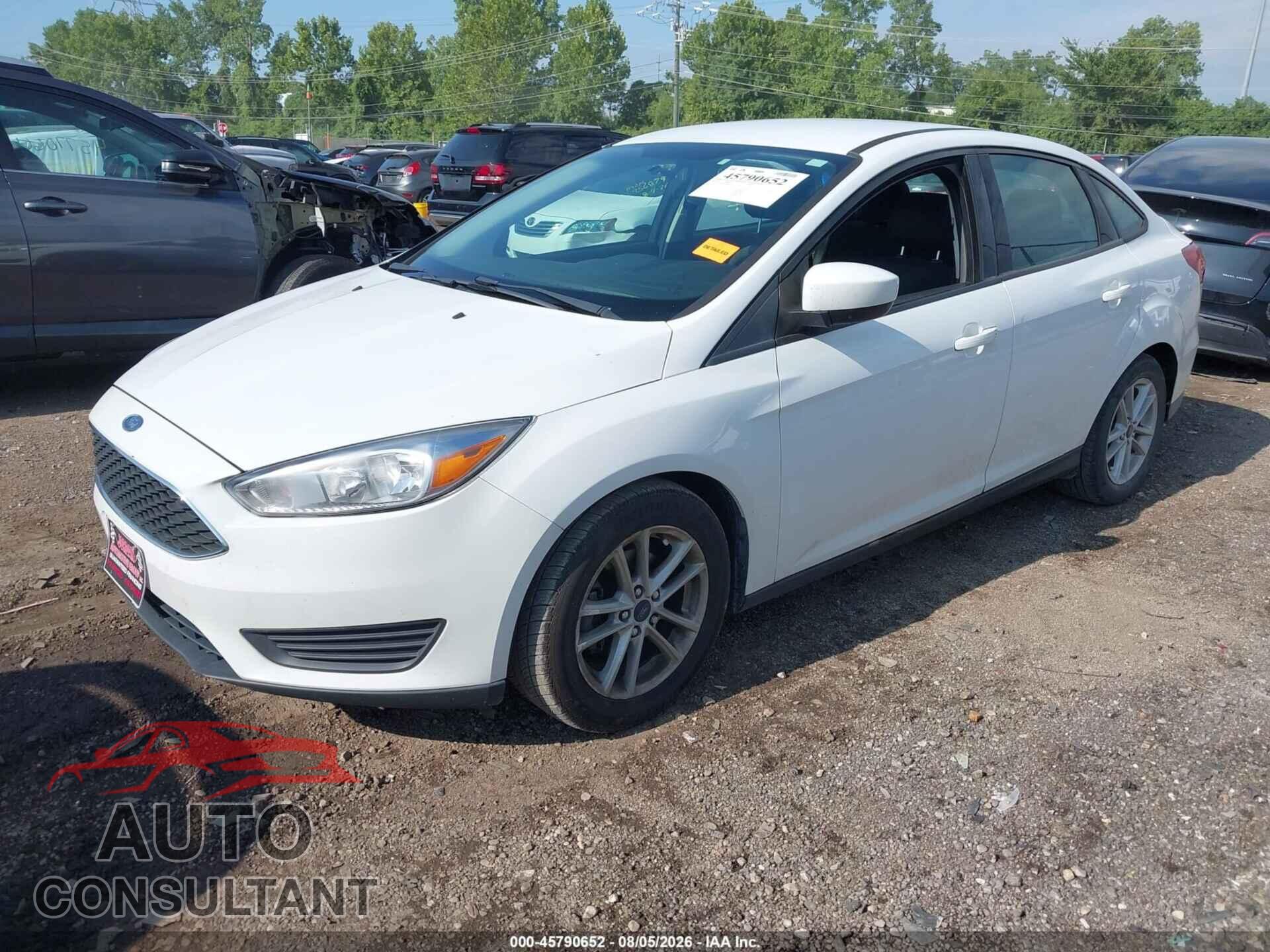 FORD FOCUS 2018 - 1FADP3F23JL254704