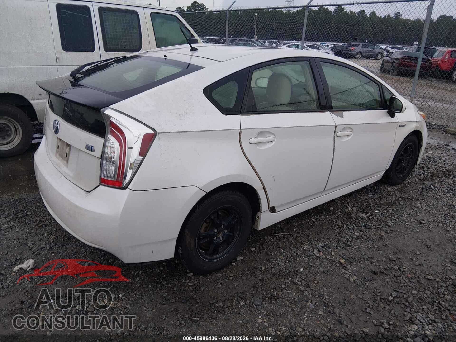 TOYOTA PRIUS 2014 - JTDKN3DUXE1770832