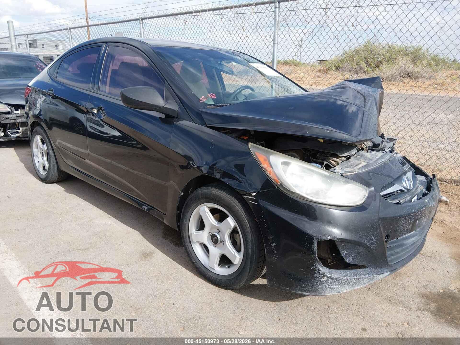 HYUNDAI ACCENT 2012 - KMHCT4AE0CU158711