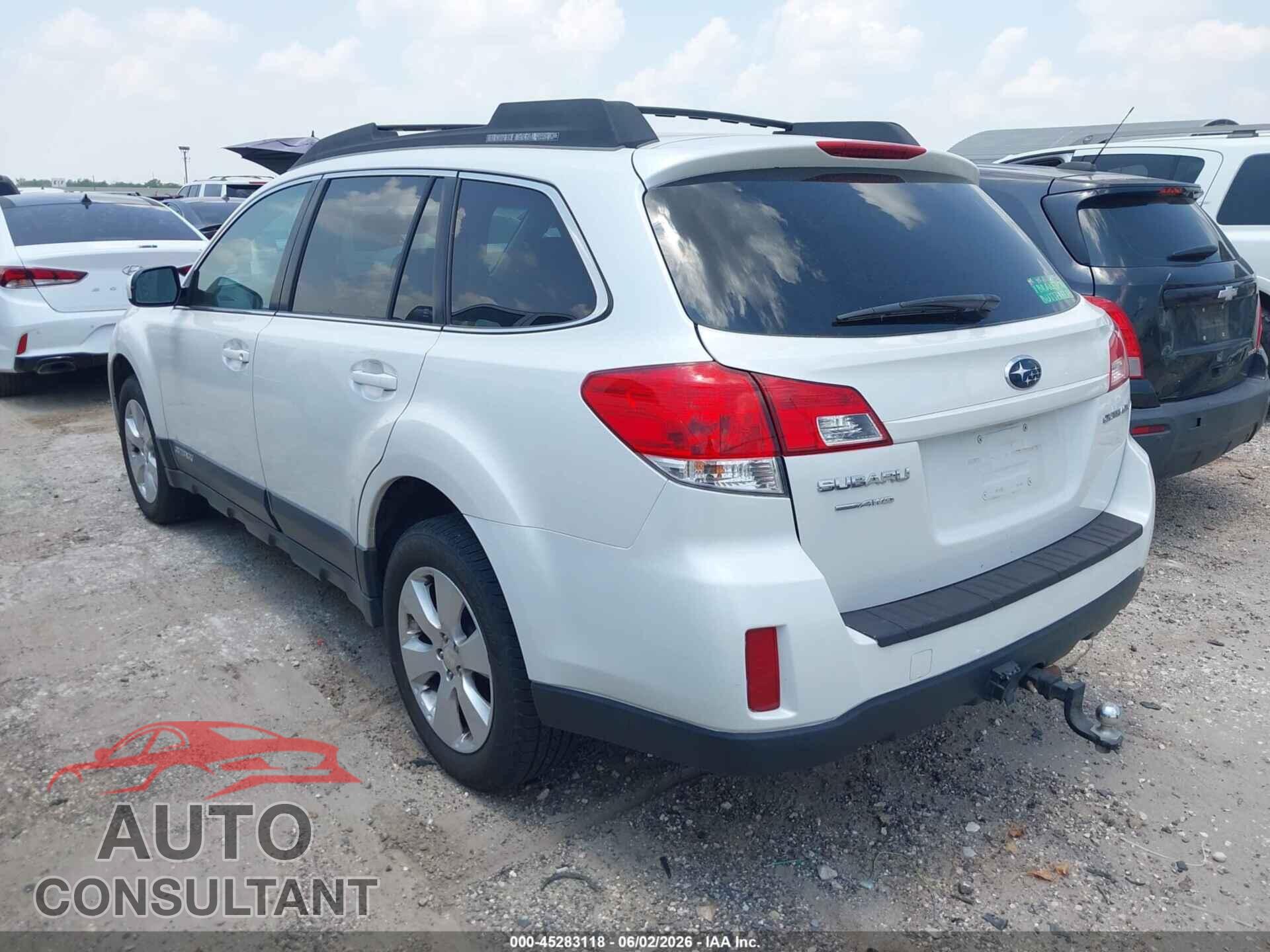 SUBARU OUTBACK 2011 - 4S4BRCBC5B3416274