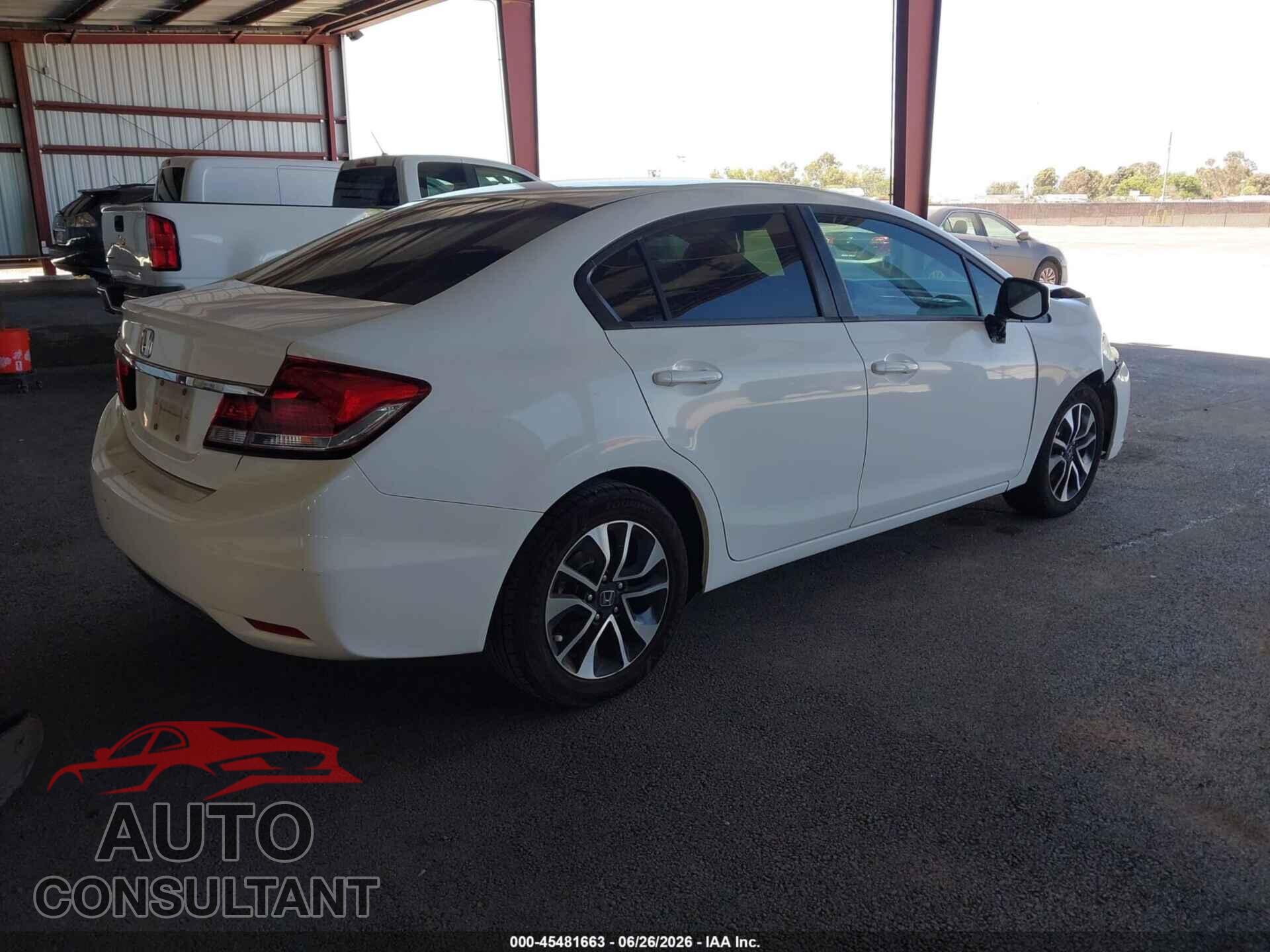 HONDA CIVIC 2013 - 19XFB2F82DE210531